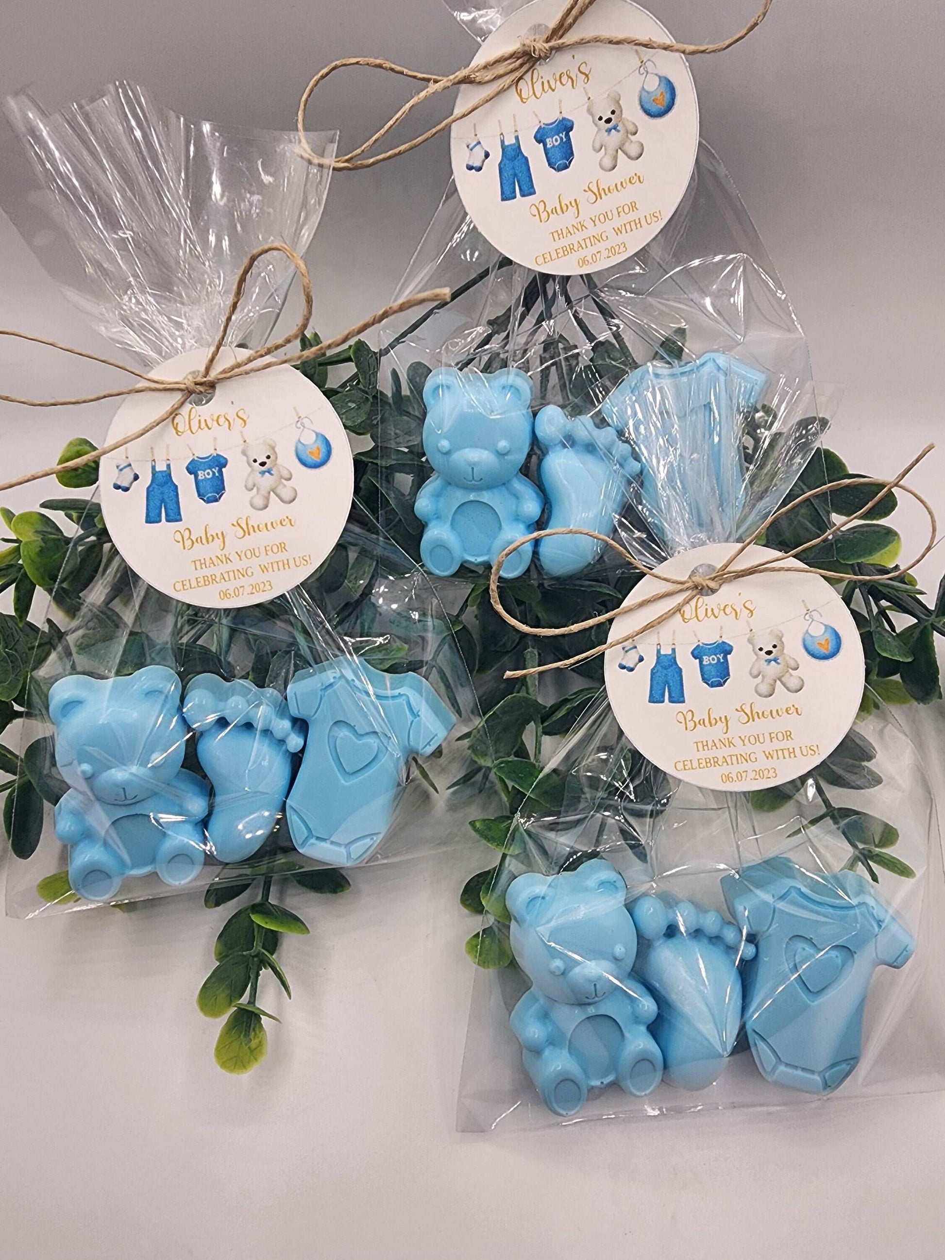 Baby Shower Soap Favors Baby Boy Birthday Gift Baby Shower Favors Teddy Bear Onesie Baby Feet Soap Favors