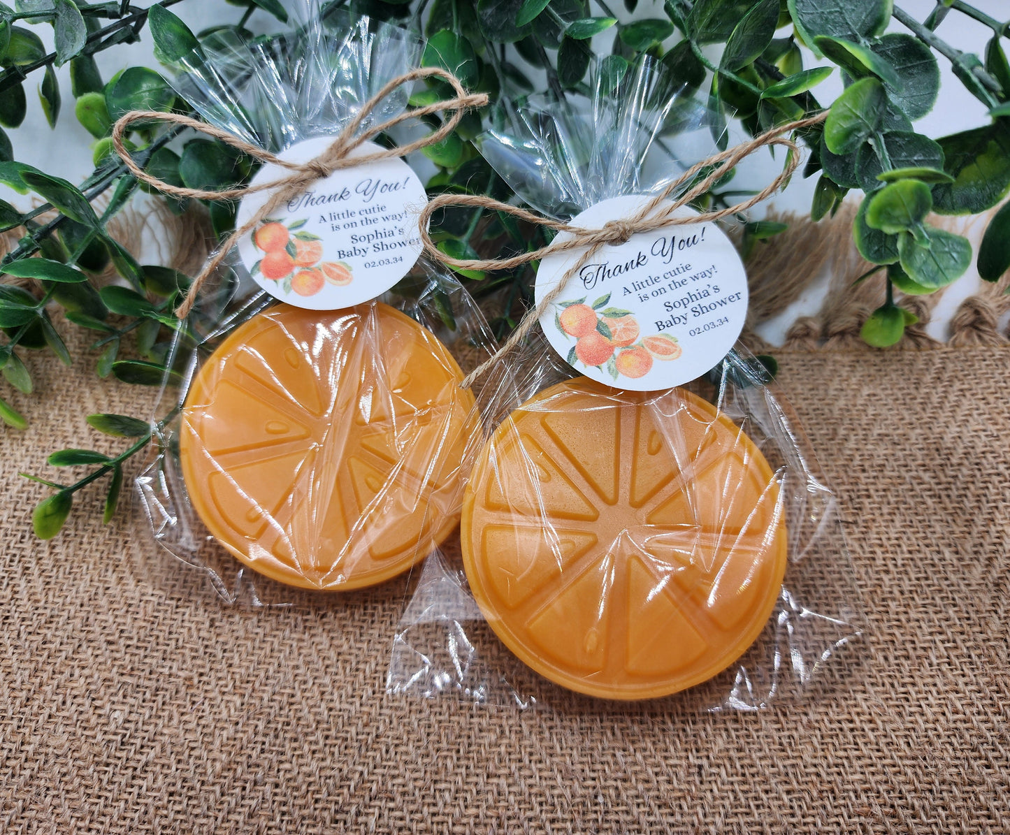 Orange Soap Favors Citrus Baby Shower Soap Favors Lemon Wedding Favors Little Cutie Favors Mandarin Soap Favors Gift For Her Clementine Soap