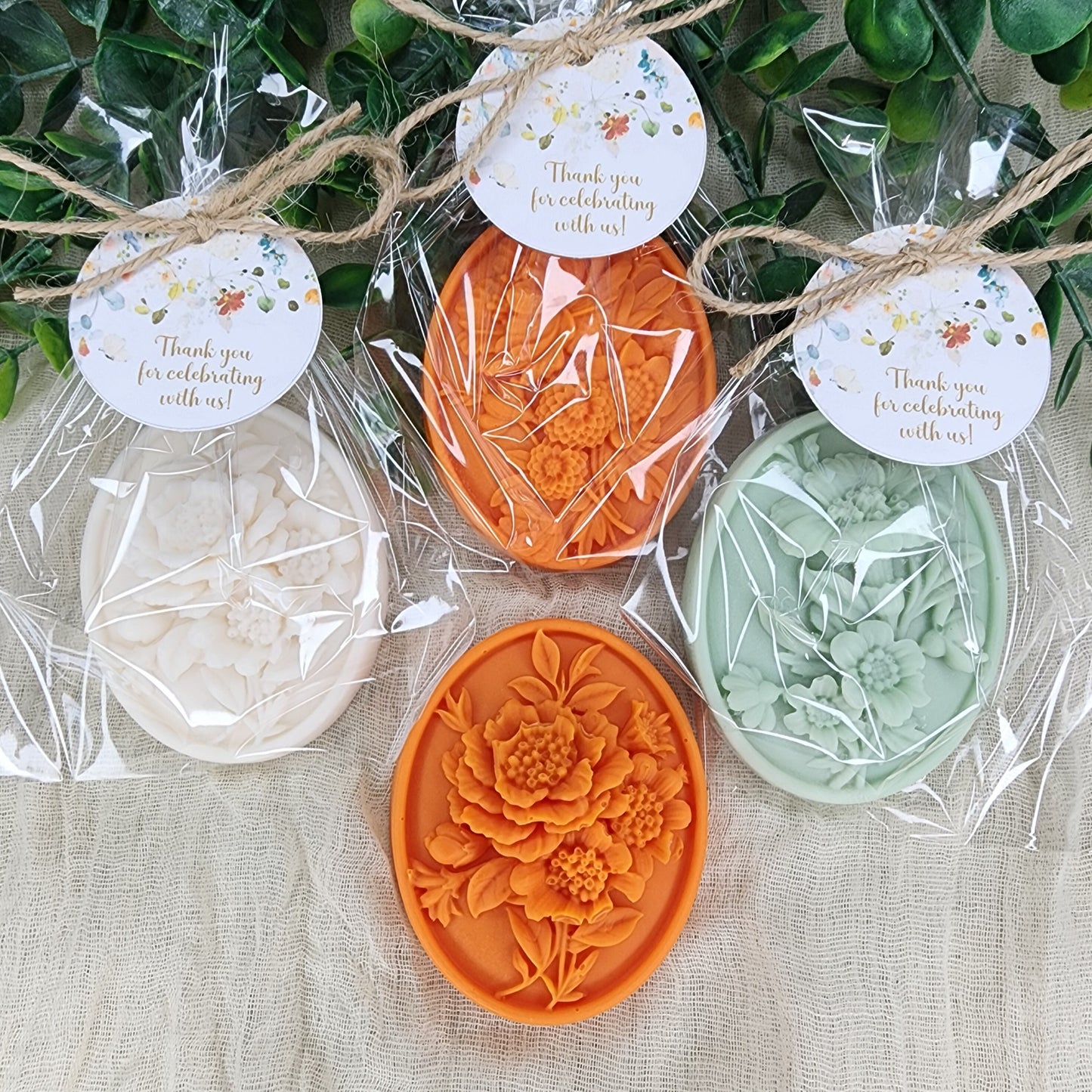 Fall Flower Soap Favors Baby Shower Something Blue Floral Bridal Shower Decor Baby In Bloom Theme Elegant Floral Lace Decorations