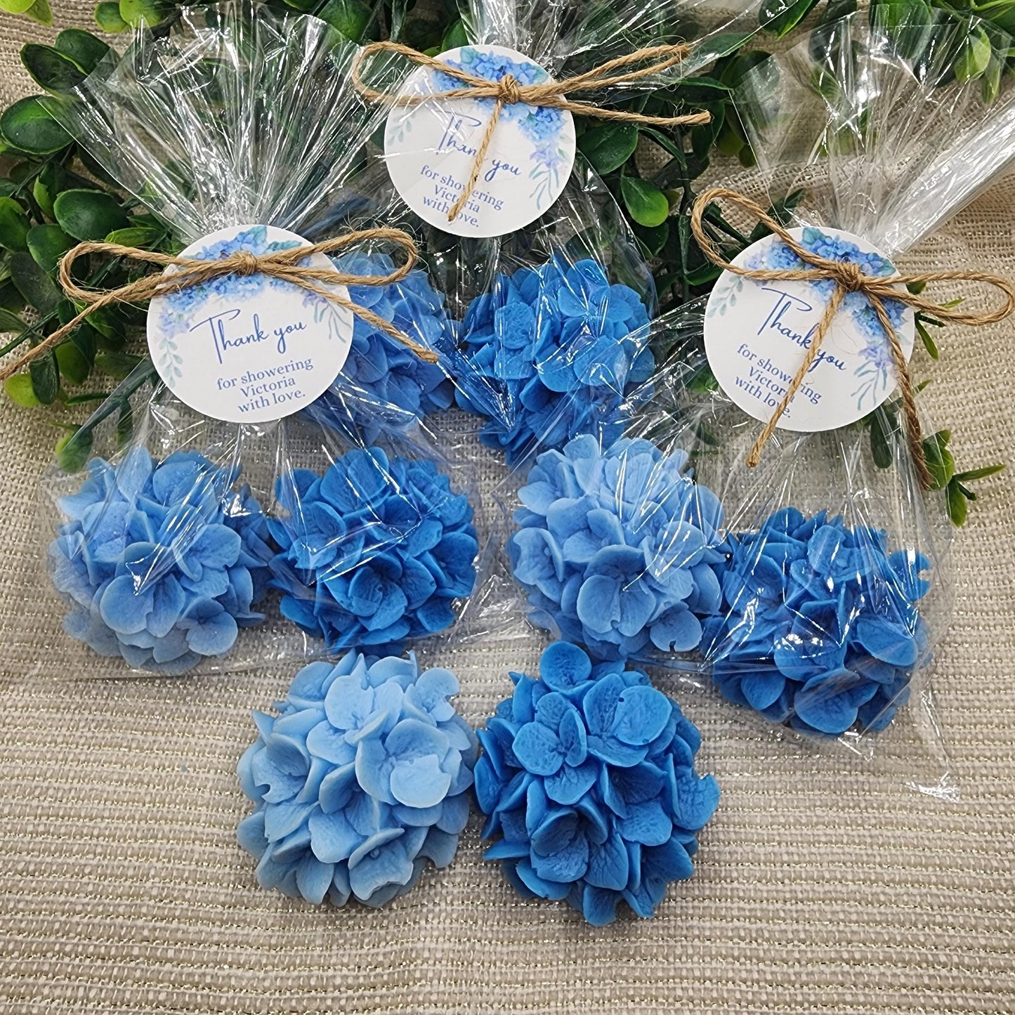 Hydrangea Soap Favors Baby Shower Gift Bridal Shower Favors Bridal Brunch Mother's Day Gift Floral Decorations Gift For Guests Dusty Blue