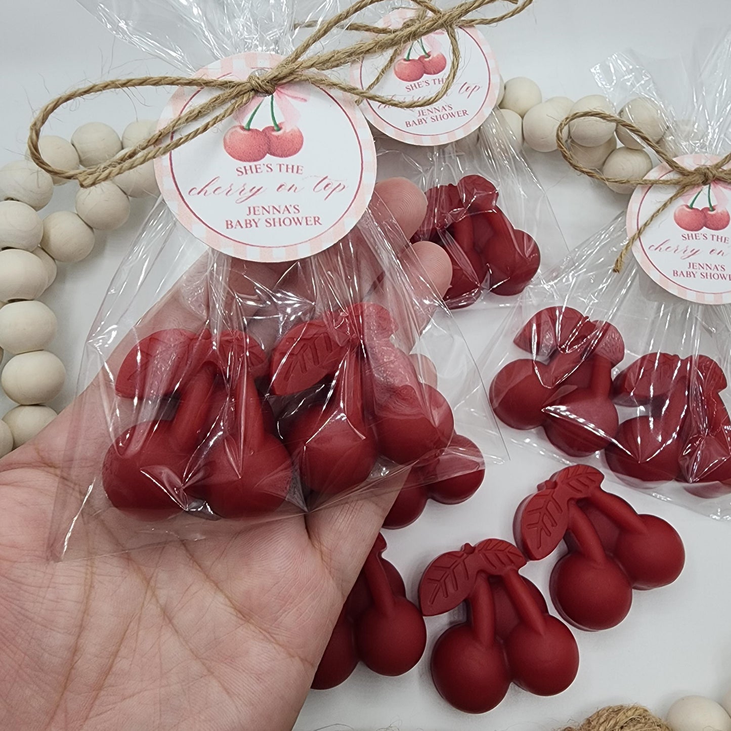 Cherry Soap Favors Baby Shower Wedding Shower Favors She Is The Cherry On Top Bridal Shower Bachelorette Gift For Guests In Bulk Party Decor