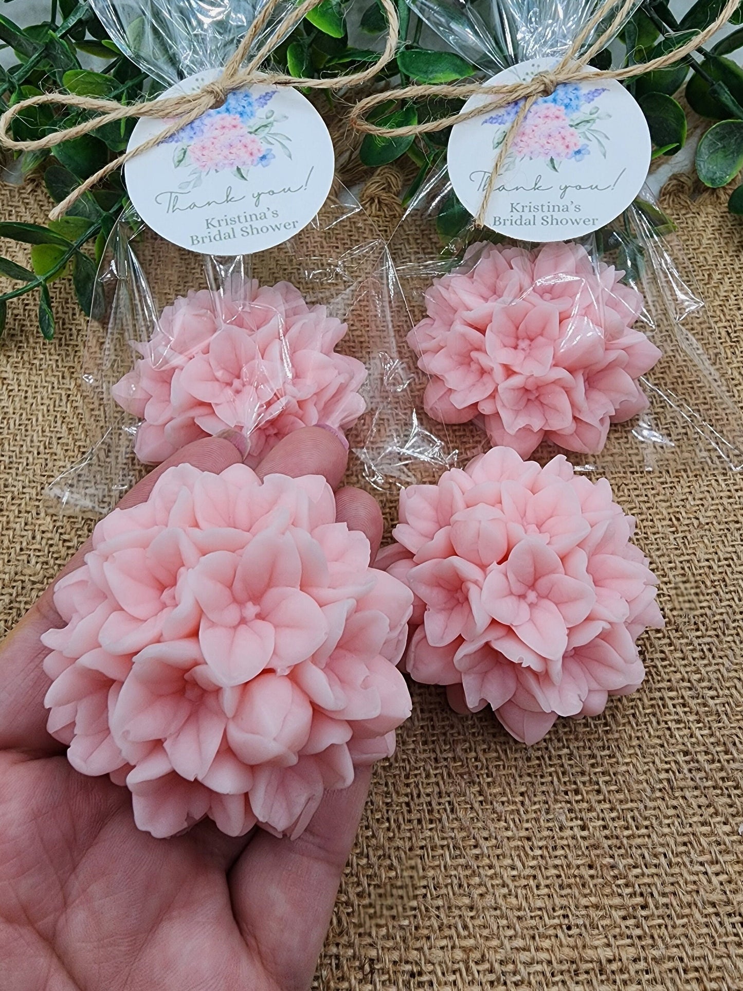 Hydrangea Soap Favors Baby Shower Gift Bridal Shower Favors Bridal Brunch Mother's Day Gift Floral Decorations Gift For Guests Dusty Blue