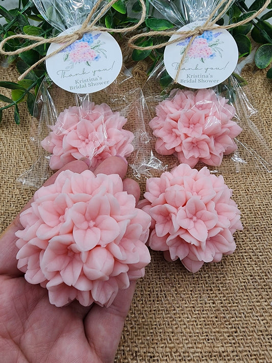 Hydrangea Soap Favors Baby Shower Gift Bridal Shower Favors Bridal Brunch Mother's Day Gift Floral Decorations Gift For Guests Dusty Blue