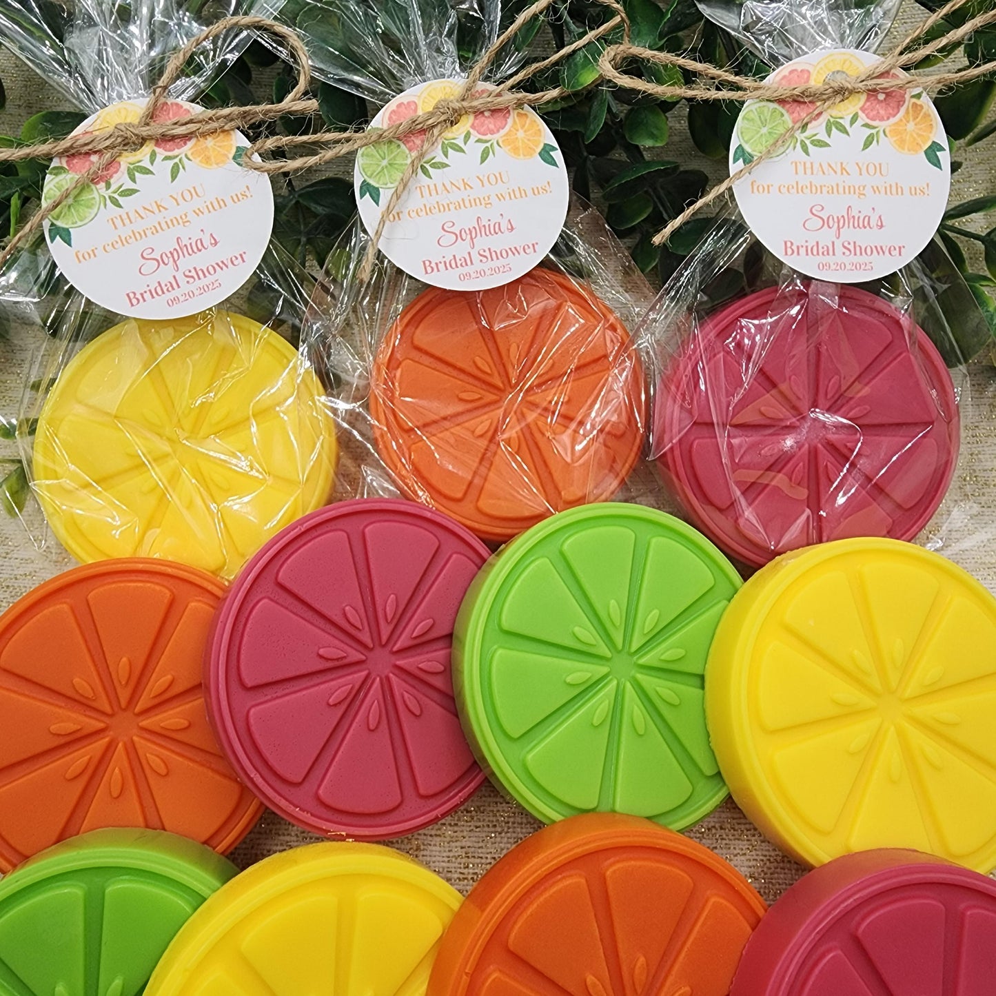 Citrus Soap Favors Orange Baby Shower Soap Favors Lemon Wedding Favors Little Cutie Favors Grapefruit Lime Clementine Gift For Her Soap