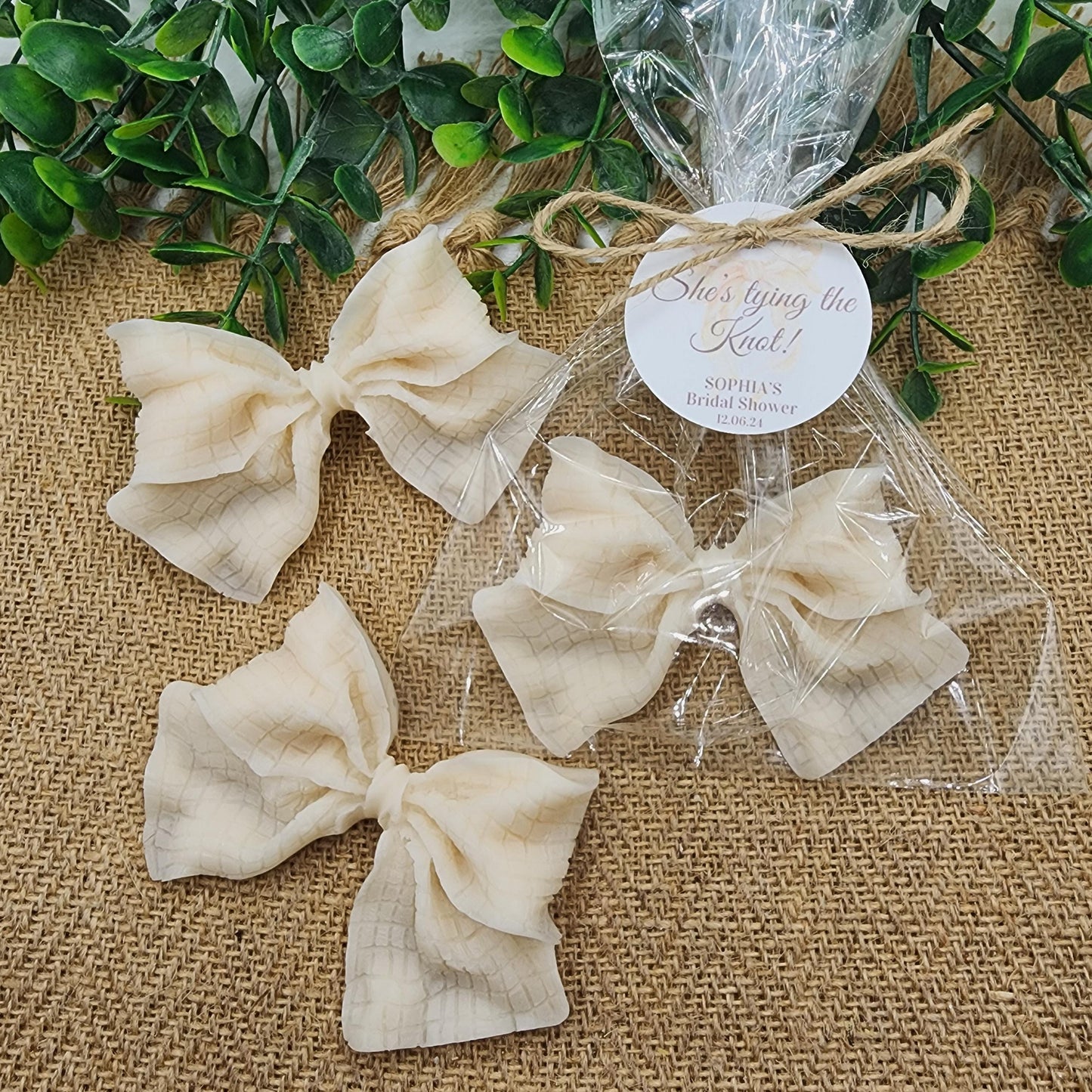 Dusty Blue Bow Baby Shower Soap Favors She's Tying The Knot Bridal Shower Wedding Decor Elegant Keepsakes Gifts For Guest Sweet 16 Birthday
