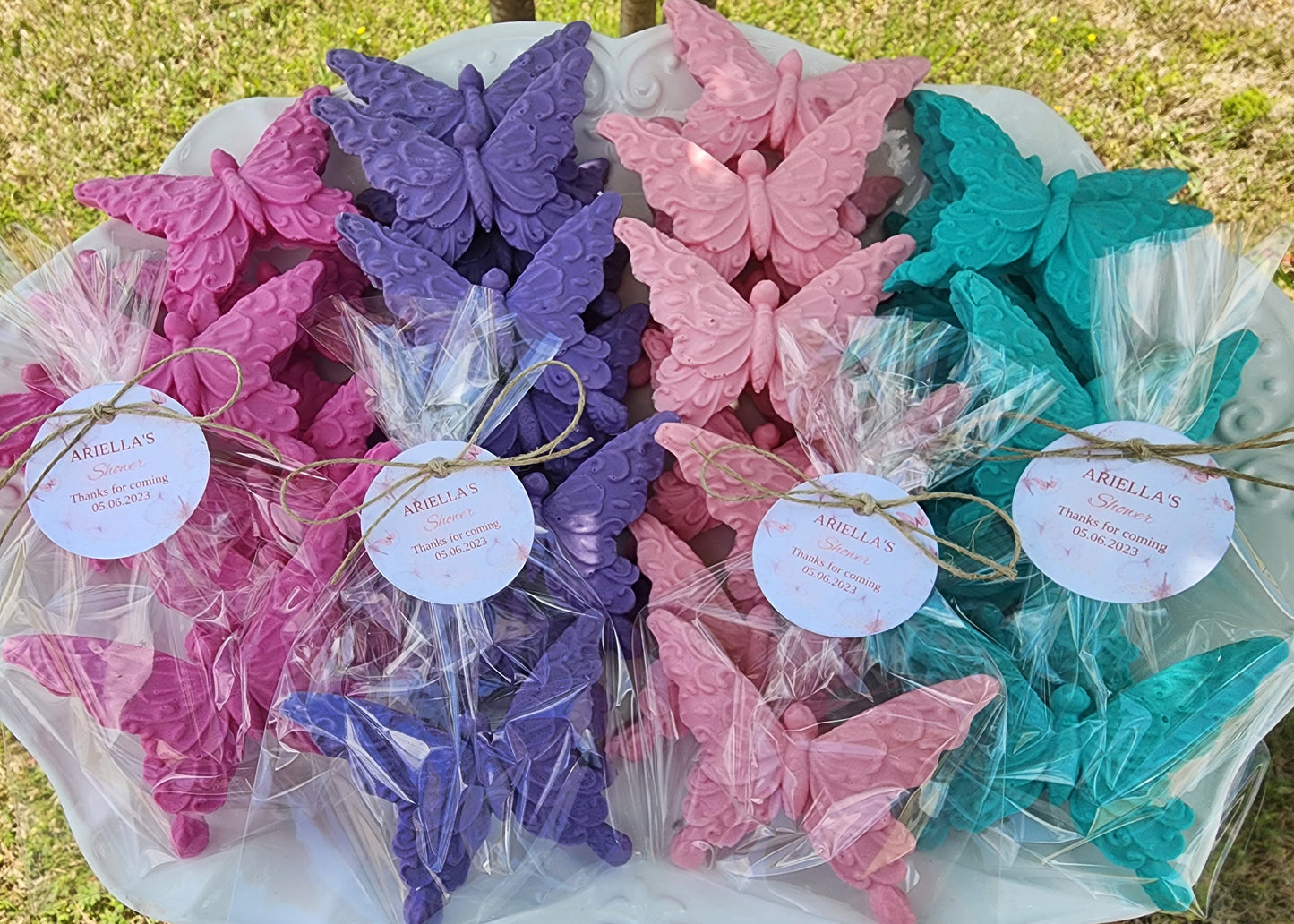 Butterfly Soap Favors Baby shower favors Bridal shower favors Wedding shower favors Party favors Girl gift