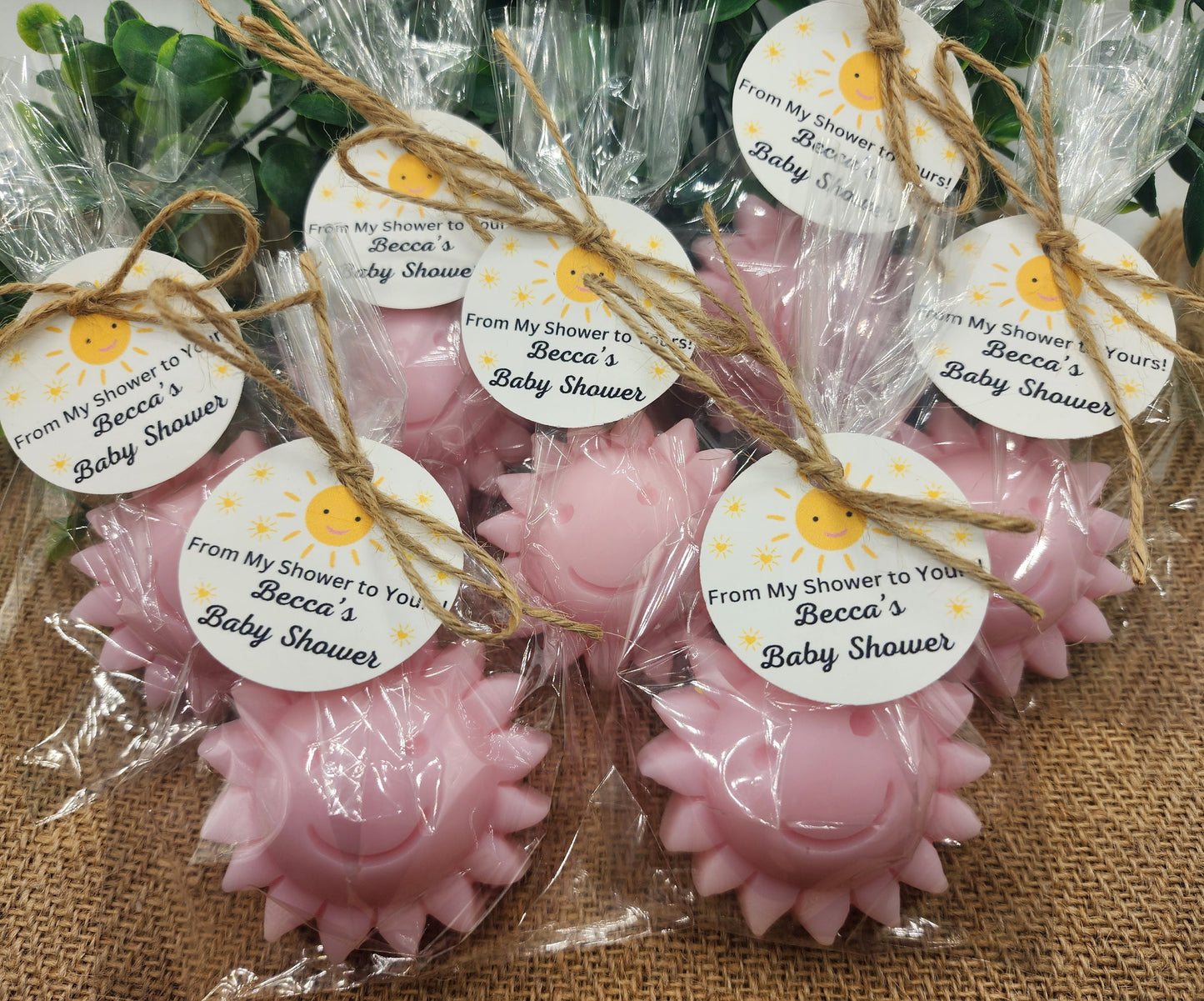 Sun baby shower soap favors sunshine soap here comes the son soap baby shower sun favors birthday party gift you are my sunshine