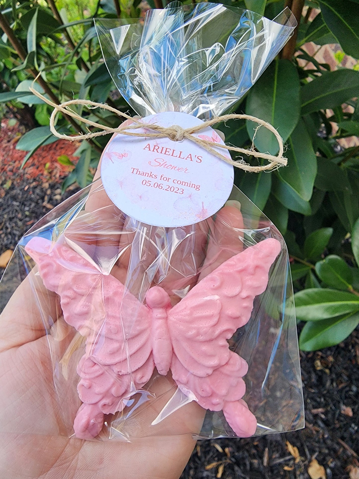 Butterfly Soap Favors Baby shower favors Bridal shower favors Wedding shower favors Party favors Girl gift
