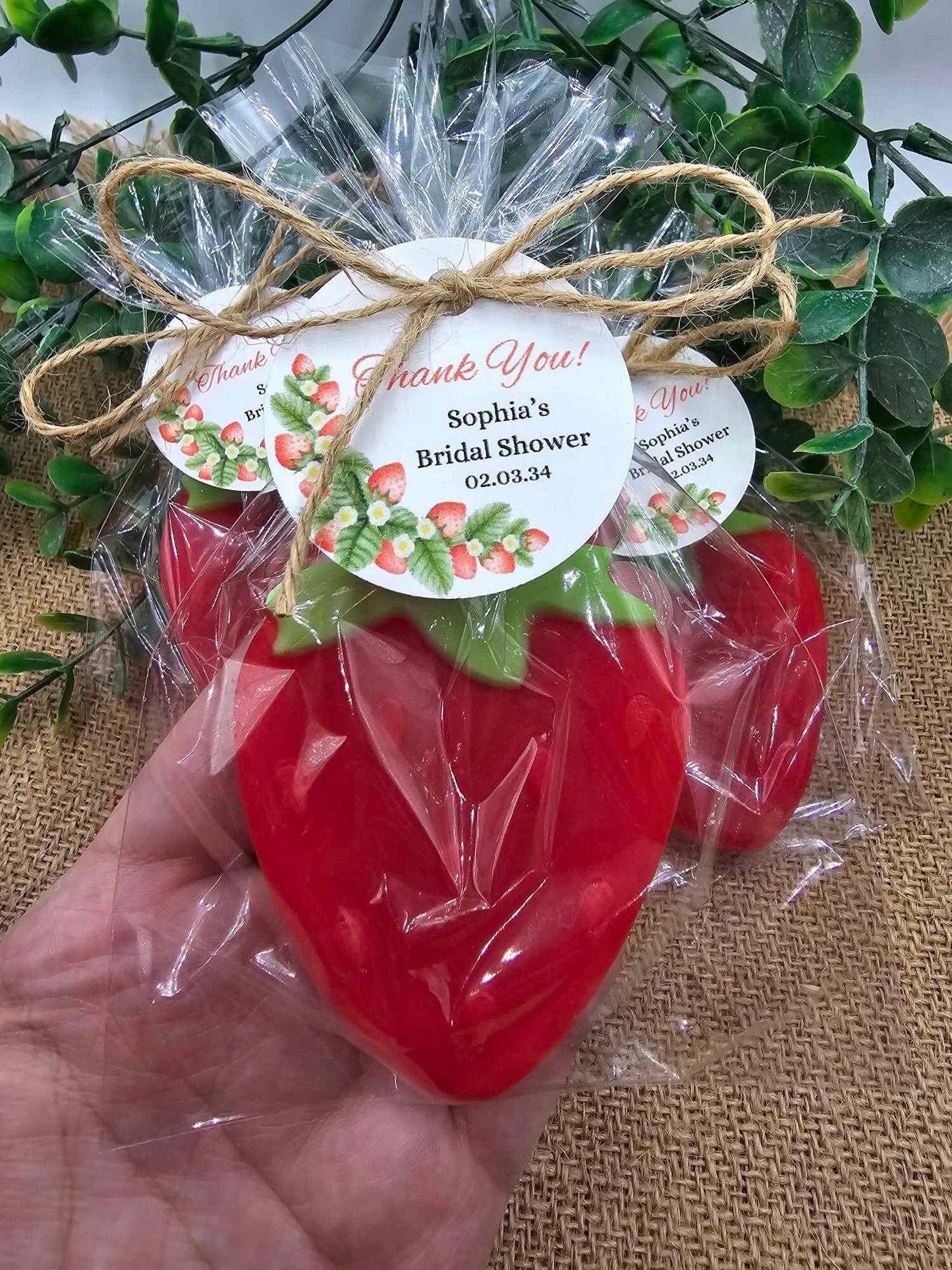 Strawberry Soap Favors Baby Shower Favors Berry First Birthday Party Favors Sweet Strawberry Decorations Gift For Her Summer Fruit Favors