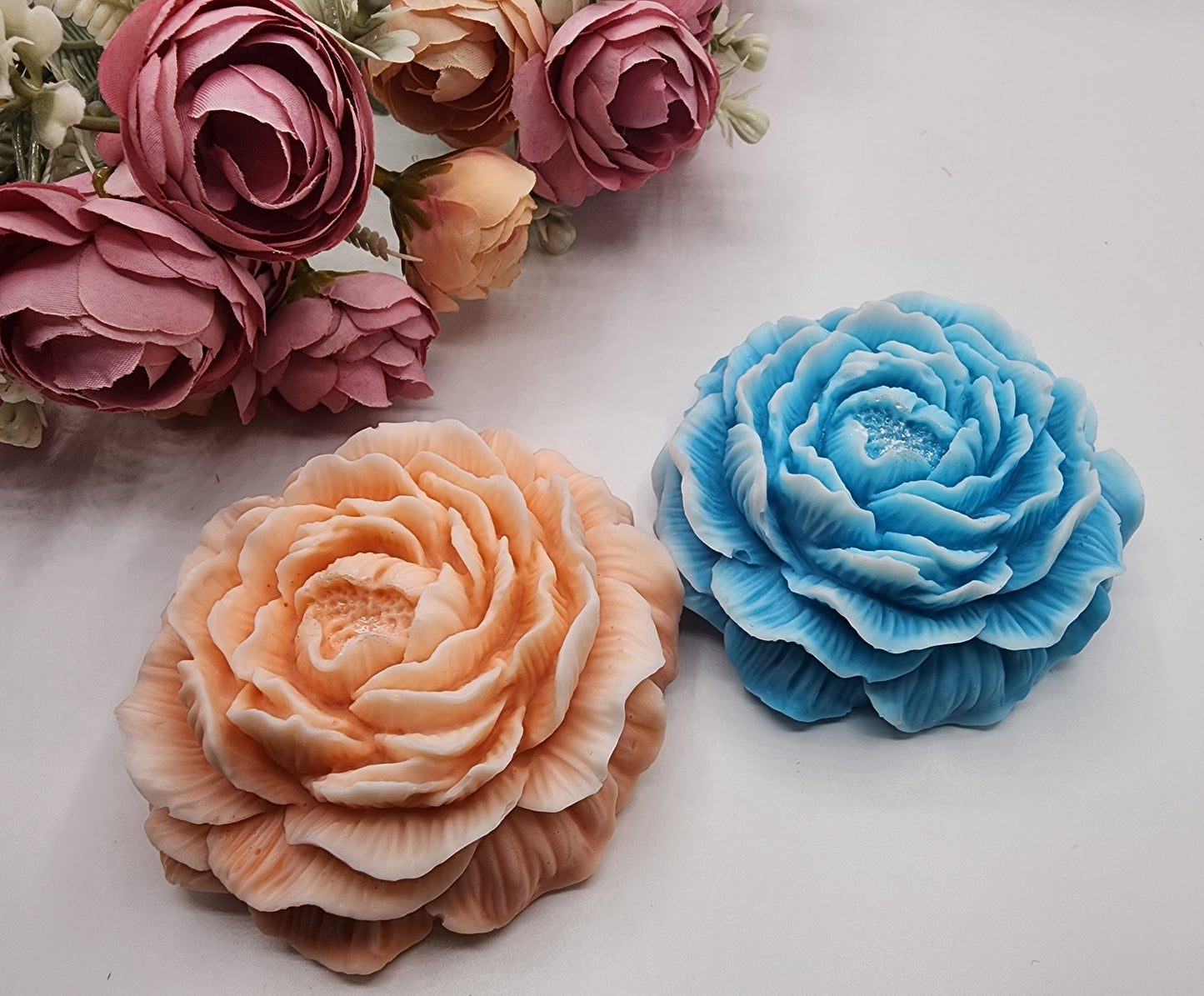Peony Flower Soap Favor Rose Soap Baby shower favors Bridal shower favors Wedding shower favors Party favors Girl gift