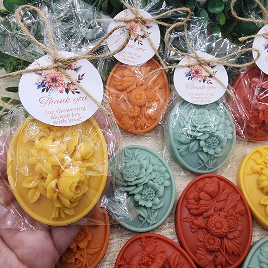 Fall Flower Soap Favors Baby Shower Something Blue Floral Bridal Shower Decor Baby In Bloom Theme Elegant Floral Decorations Fall In Love