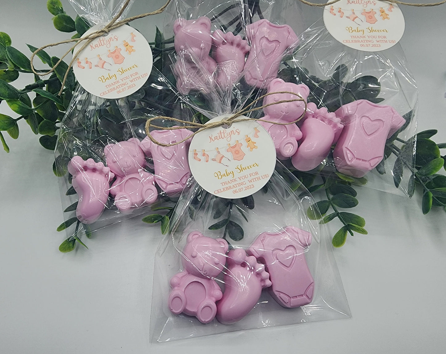 Baby Shower Soap Favors Baby Girl Birthday Gift Baby Shower Favors Teddy Bear Onesie Baby Feet Soap Favors
