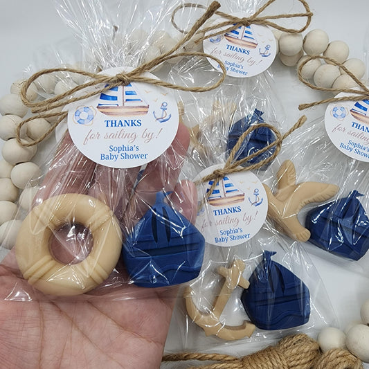 Nautical Soap Favors Ocean Baby Shower Bridal Shower Favors Under The Sea Sailing Boat Anchor Birthday Decorations Boy Girl Gift For Guests