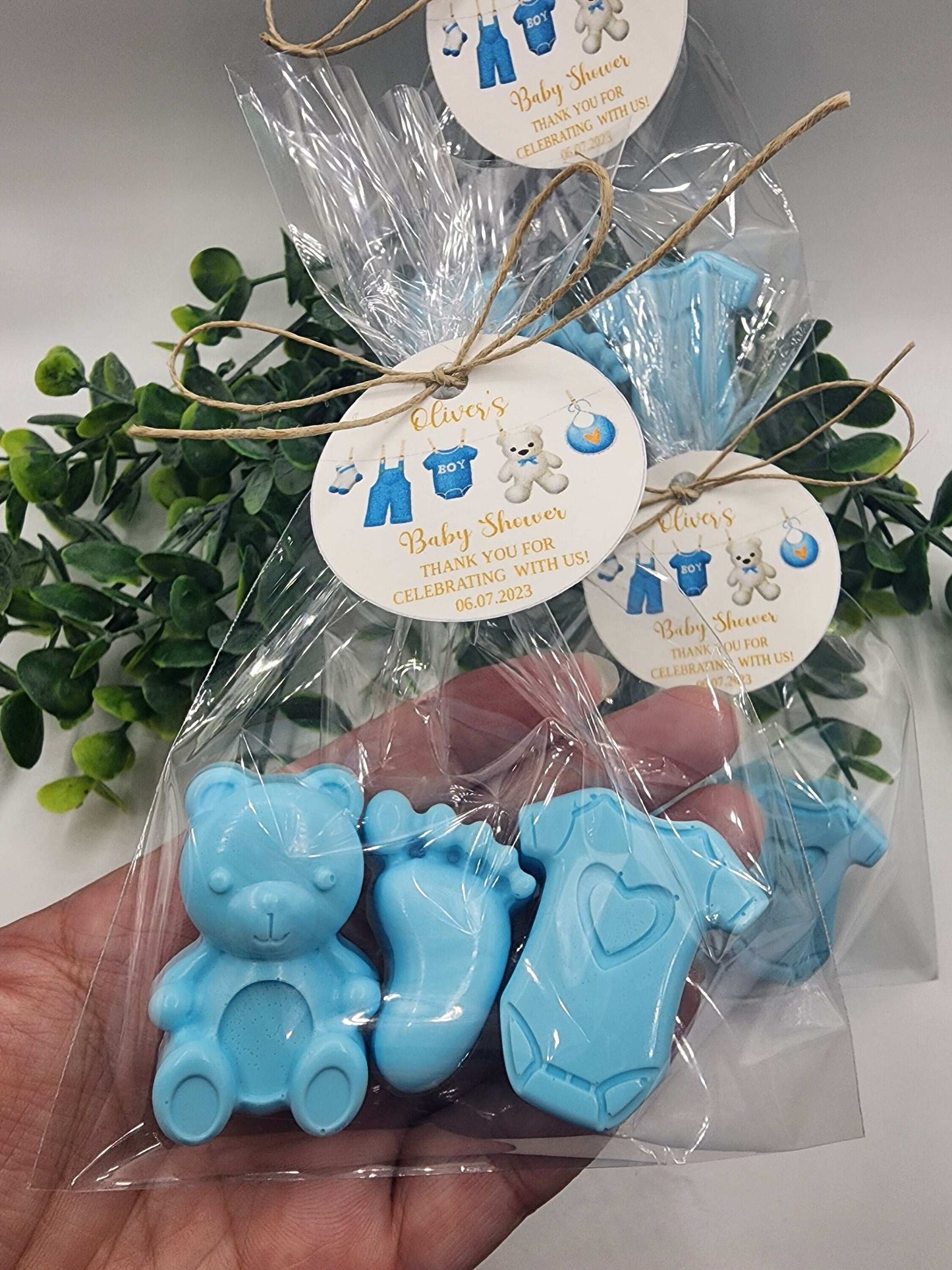 Baby Shower Soap Favors Baby Boy Birthday Gift Baby Shower Favors Teddy Bear Onesie Baby Feet Soap Favors