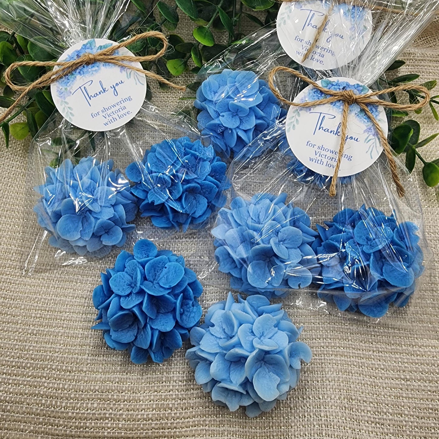 Hydrangea Soap Favors Baby Shower Gift Bridal Shower Favors Bridal Brunch Mother's Day Gift Floral Decorations Gift For Guests Dusty Blue