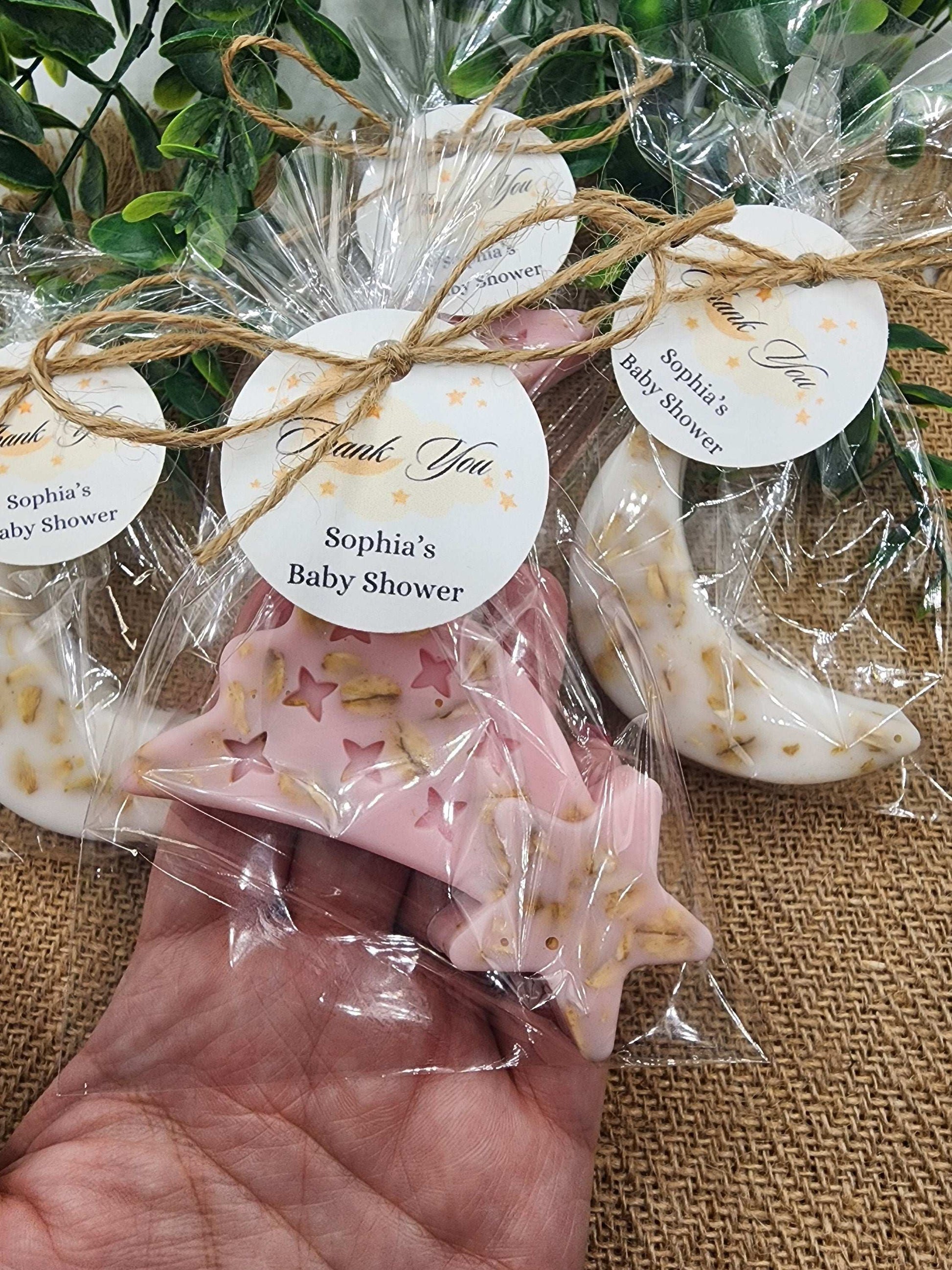 Over the moon soap favors twinkle twinkle little star moon and star soap favors baby shower favors bridal shower favor