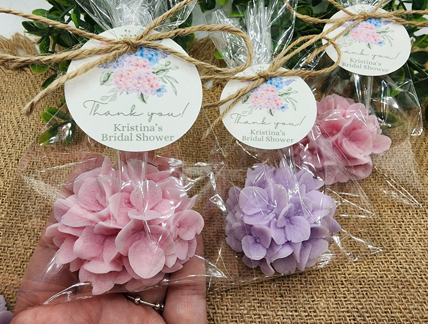Hydrangea Soap Favors Baby Shower Gift Bridal Shower Favors Bridal Brunch Mother's Day Gift Floral Decorations Gift For Guests pink flowers