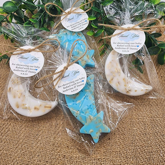 Over the moon soap favors twinkle twinkle little star moon and star soap favors baby shower favors bridal shower favor