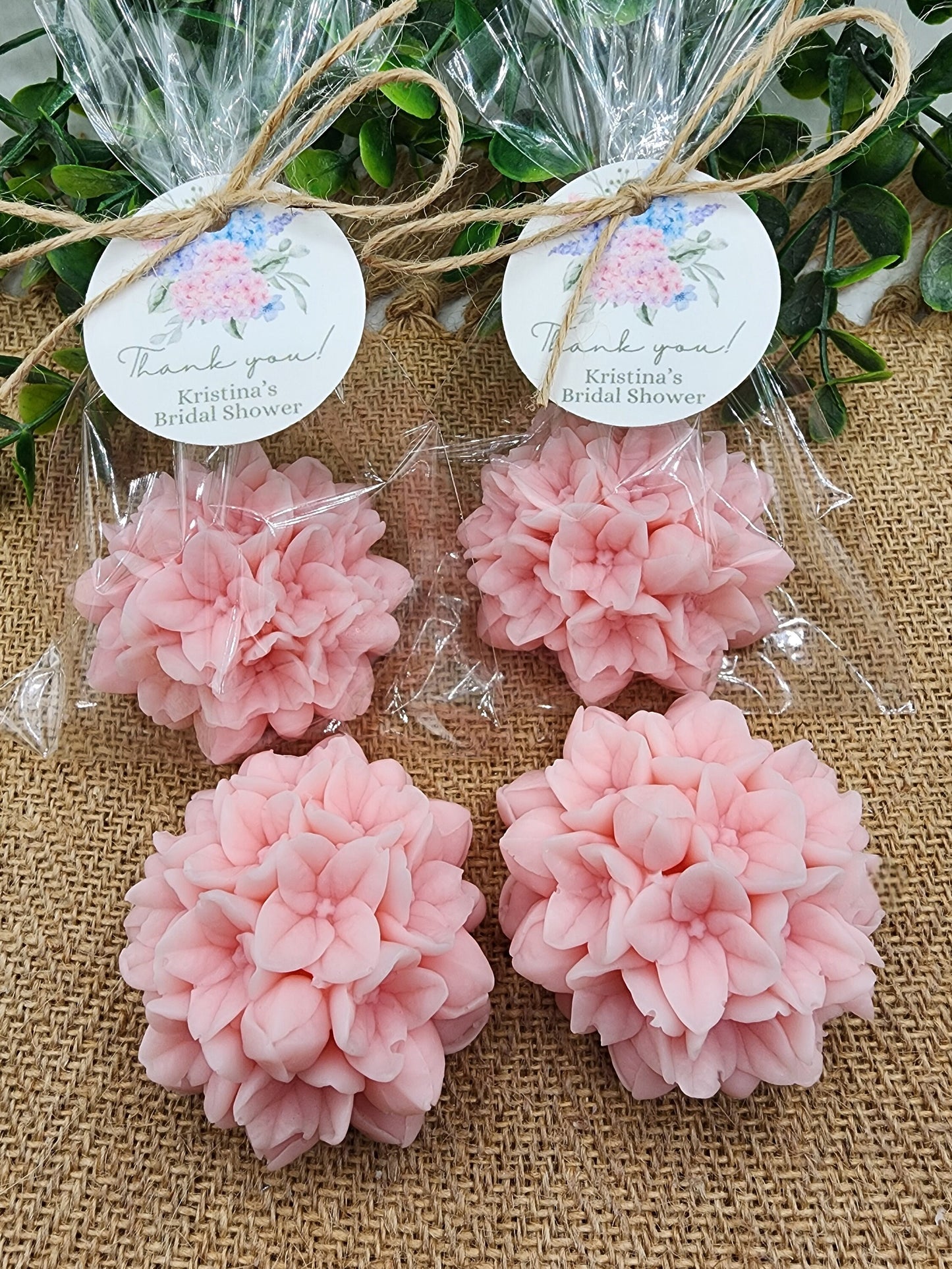 Hydrangea Soap Favors Baby Shower Gift Bridal Shower Favors Bridal Brunch Mother's Day Gift Floral Decorations Gift For Guests Dusty Blue