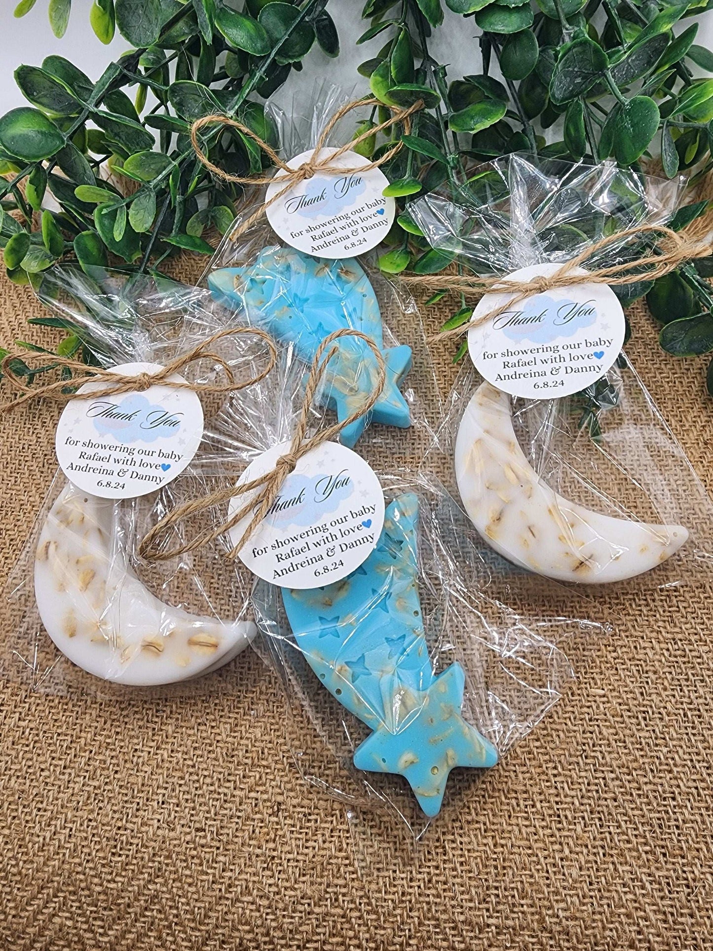 Over the moon soap favors twinkle twinkle little star moon and star soap favors baby shower favors bridal shower favor