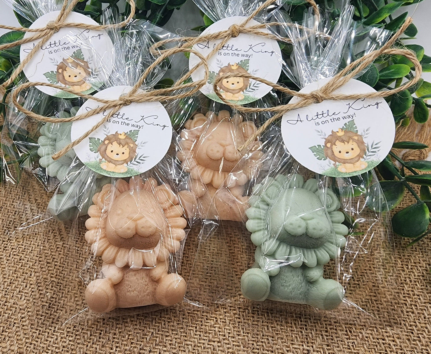 Lion Soap Favors Safari Animal Baby Shower Decorations Wild One Party Favors Roar Jungle Theme First Birthday Gift Boy Girl