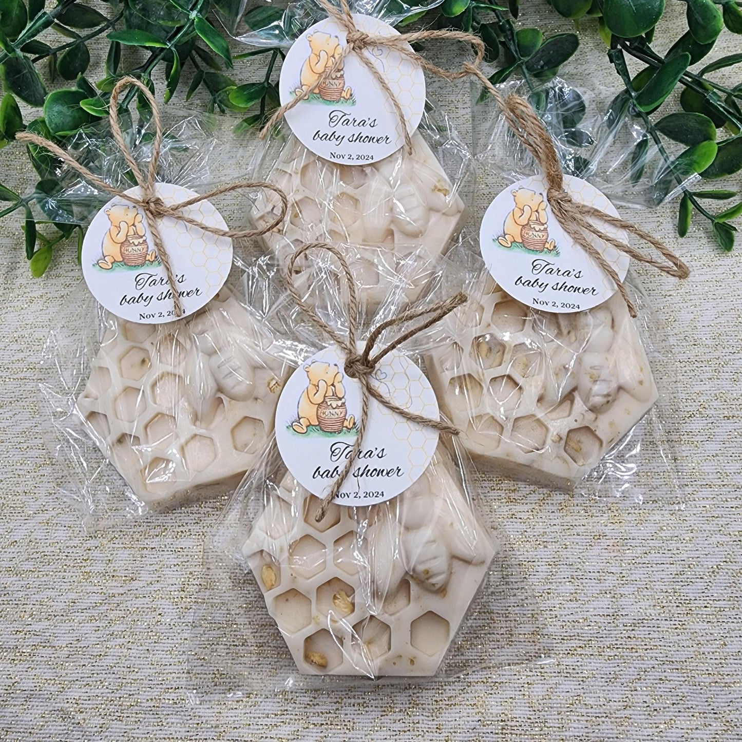 Honeycomb Soap Favors Honey Bee Baby Shower Favors Bee Hive Wedding Shower Favors Oatmeal Soap Gift For Her