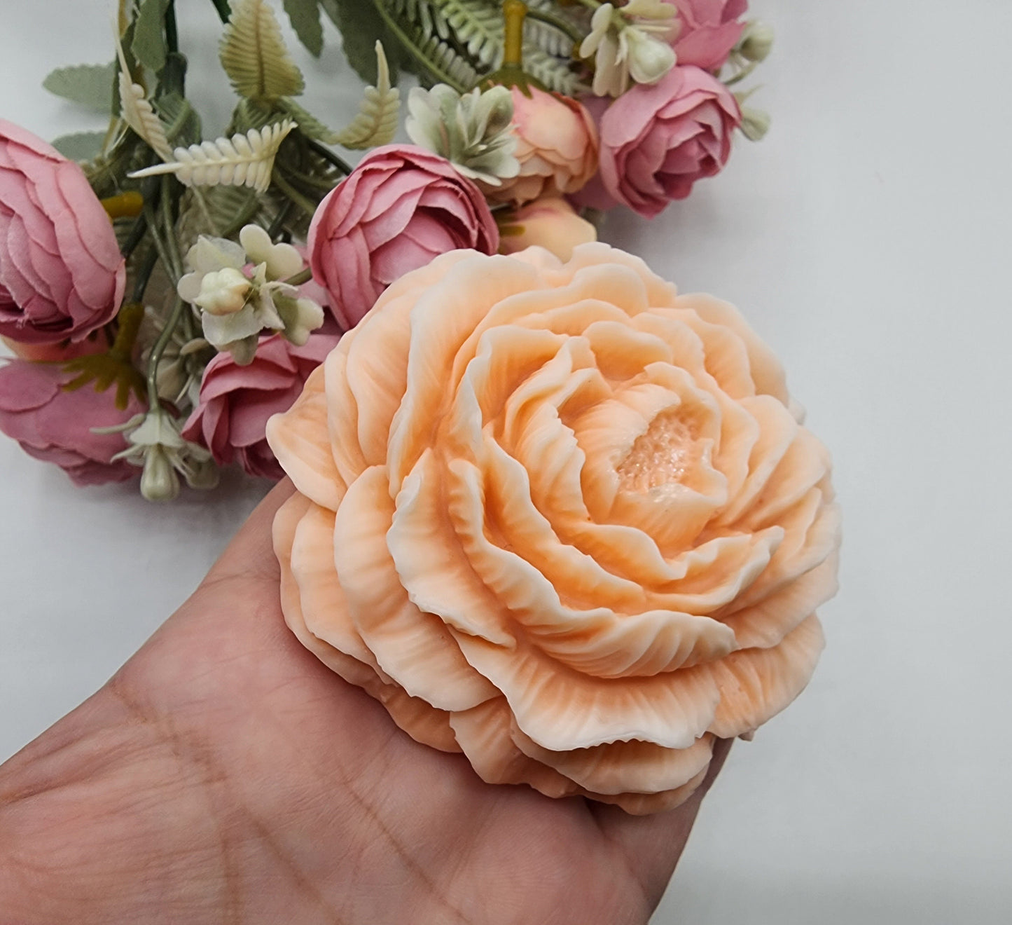 Peony Flower Soap Favor Rose Soap Baby shower favors Bridal shower favors Wedding shower favors Party favors Girl gift