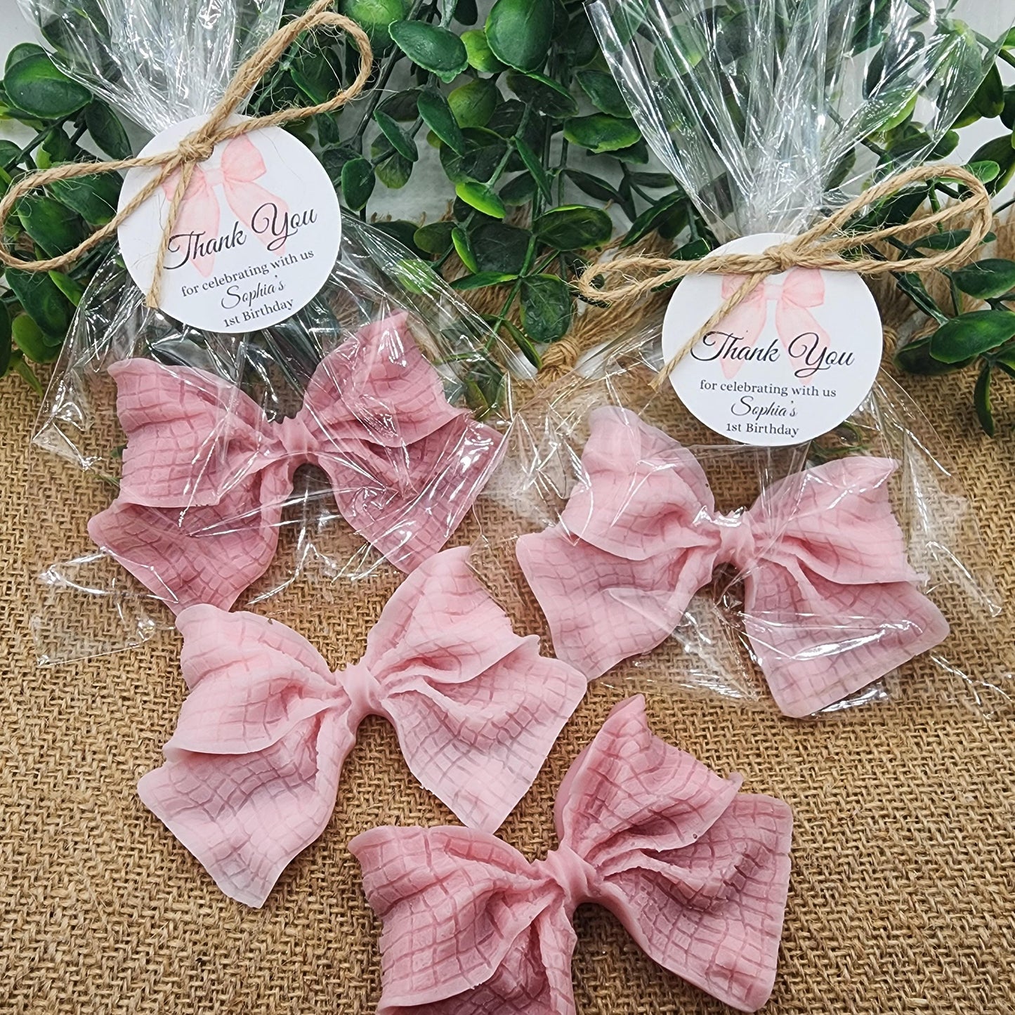 Pink Bow Baby Shower Soap Favors She's Tying The Knot Bridal Shower Wedding Decorations Elegant Keepsakes Gifts For Guests Sweet 16 Birthday