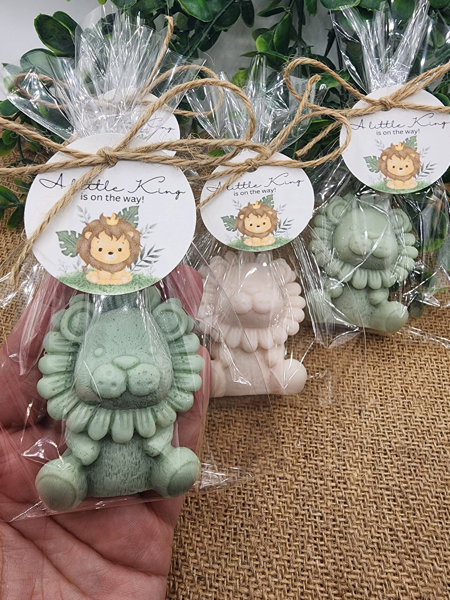 Lion Soap Favors Safari Animal Baby Shower Decorations Wild One Party Favors Roar Jungle Theme First Birthday Gift Boy Girl