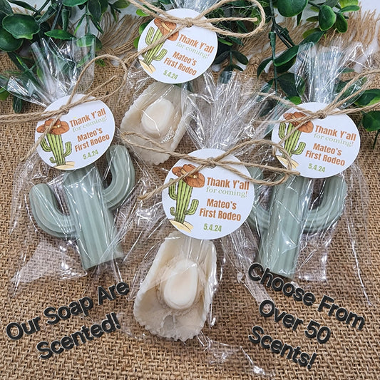 Western Soap Favors Cowboy Baby Shower Mexican Fiesta Wedding First Rodeo Birthday Decorations Country Wild West Party Hat Cactus Soap Gift
