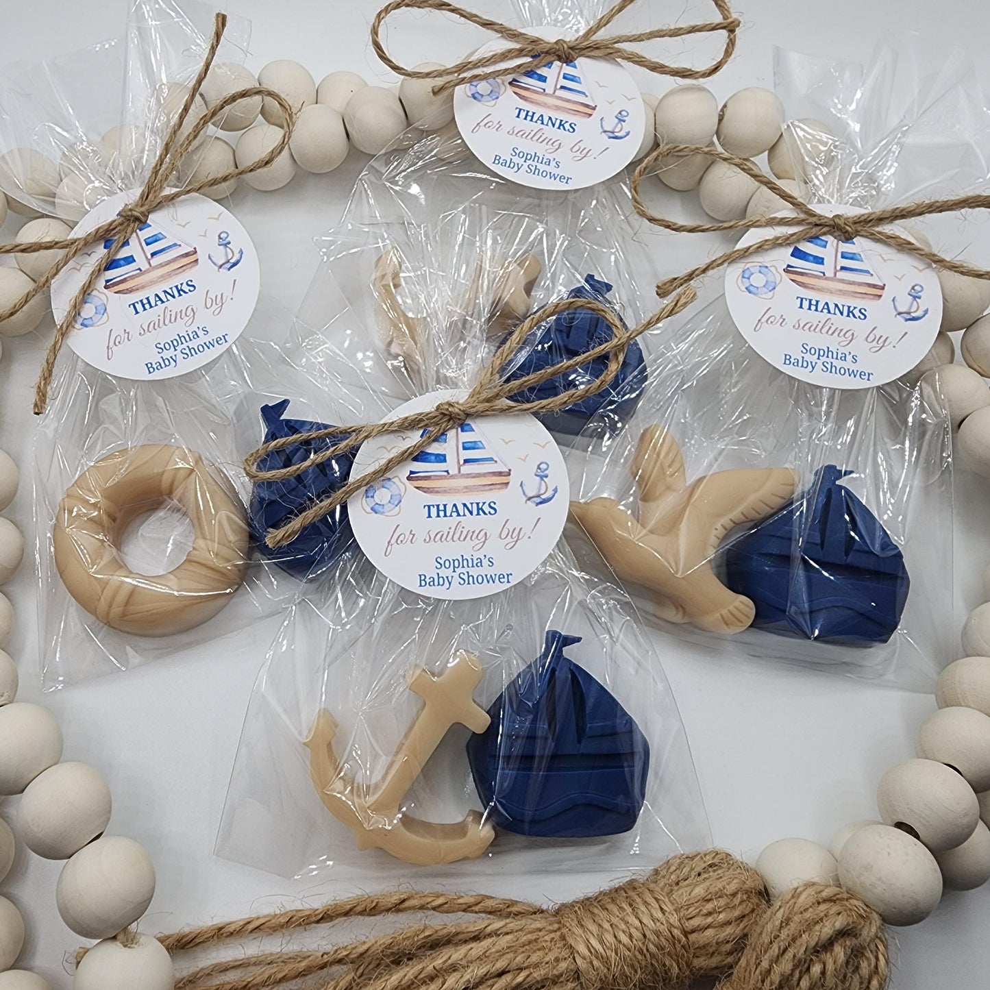 Nautical Soap Favors Ocean Baby Shower Bridal Shower Favors Under The Sea Sailing Boat Anchor Birthday Decorations Boy Girl Gift For Guests