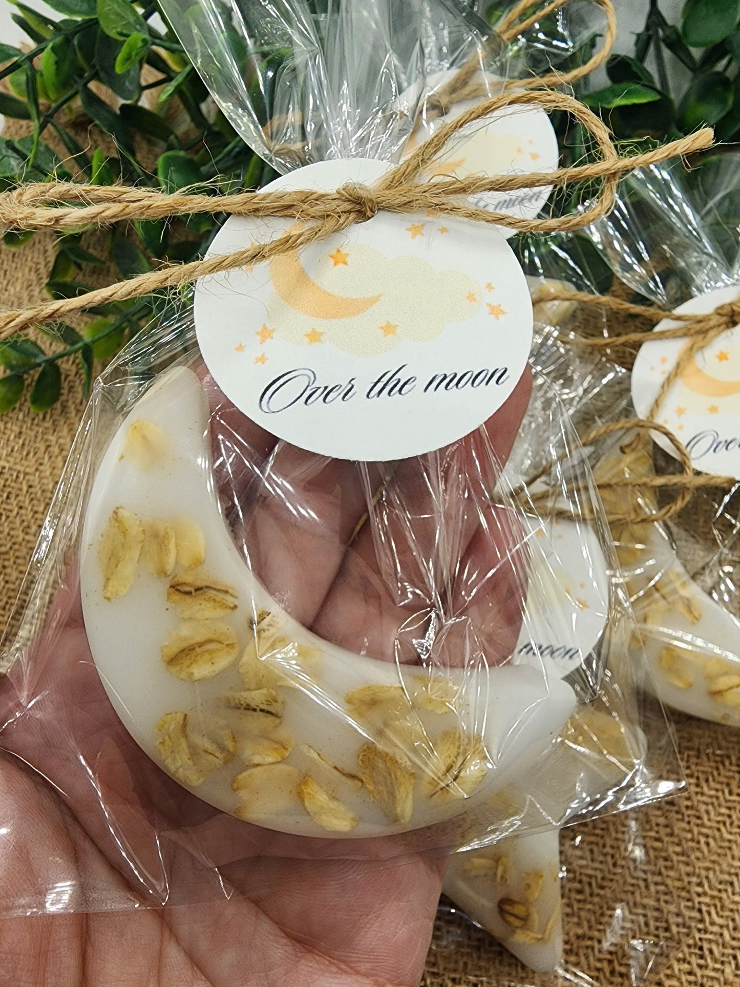 Over the moon soap favors twinkle twinkle little star moon and star soap favors baby shower favors bridal shower favor wedding shower favor