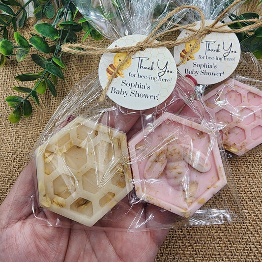 Honeycomb Soap Favors Honey Bee Baby Shower Favors Bee Hive Wedding Shower Favors Oatmeal Soap Gift For Her