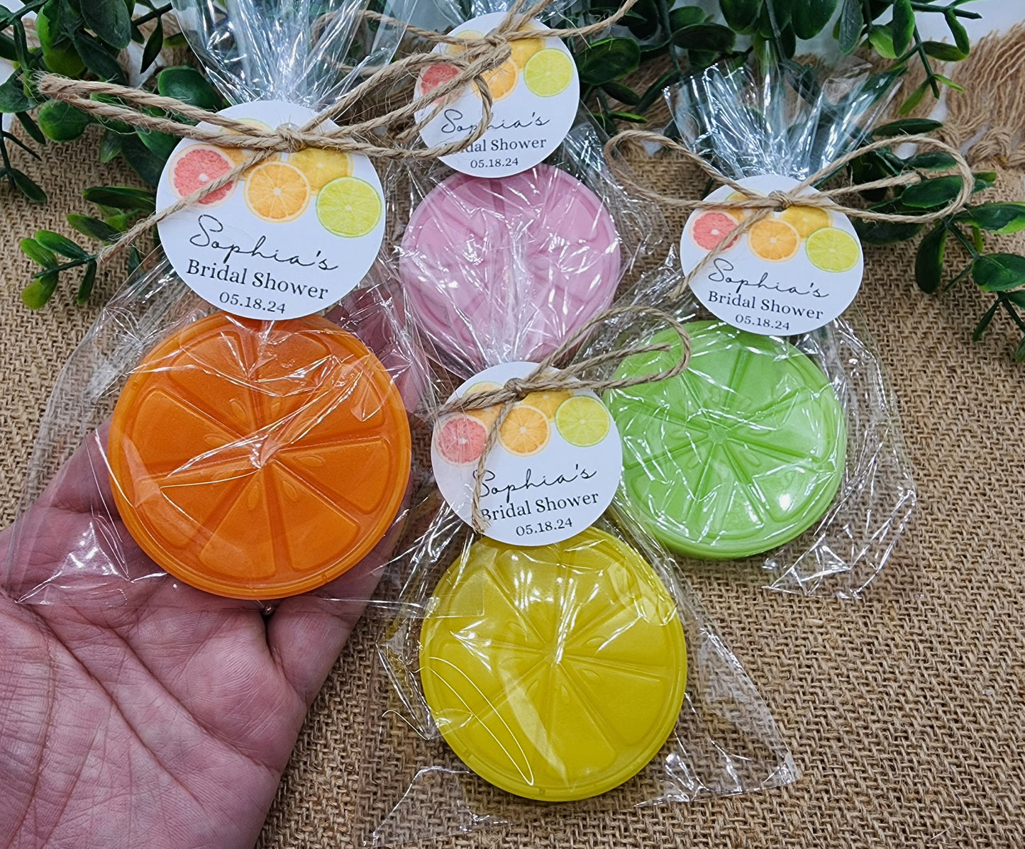 Citrus Soap Favors Orange Baby Shower Soap Favors Lemon Wedding Favors Little Cutie Favors Grapefruit Lime Clementine Gift For Her Soap