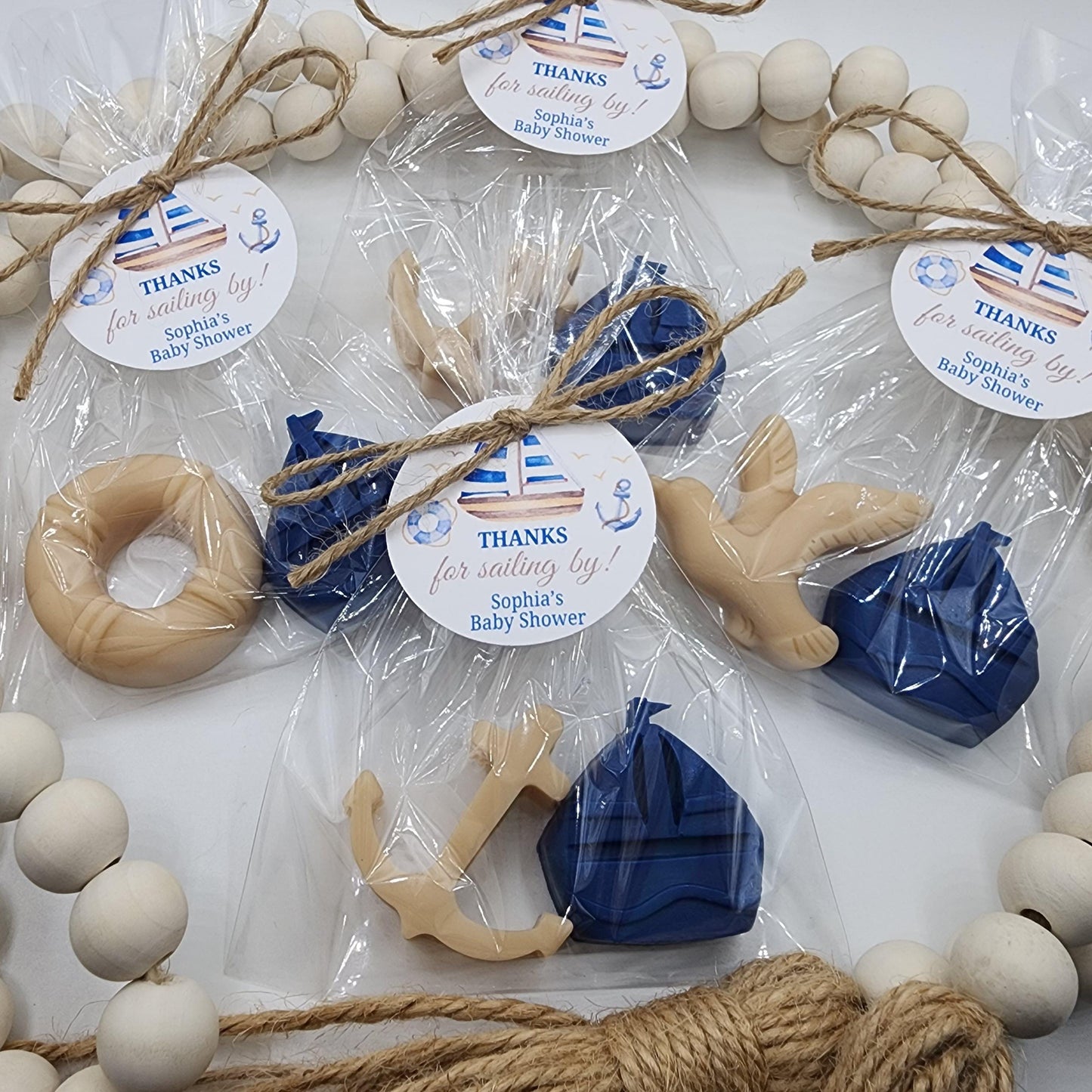 Nautical Soap Favors Ocean Baby Shower Bridal Shower Favors Under The Sea Sailing Boat Anchor Birthday Decorations Boy Girl Gift For Guests