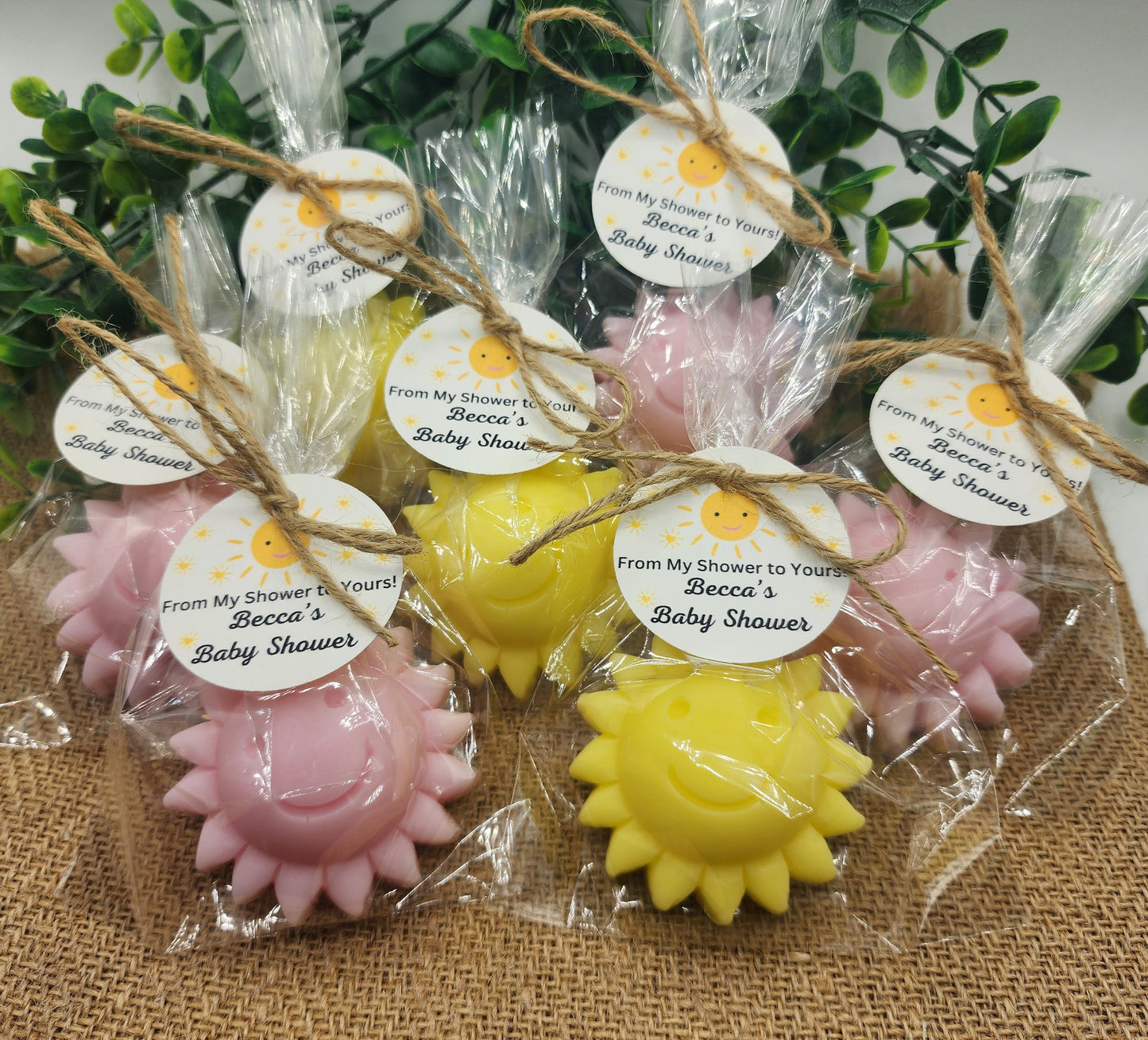 Sun baby shower soap favors sunshine soap here comes the son soap baby shower sun favors birthday party gift you are my sunshine