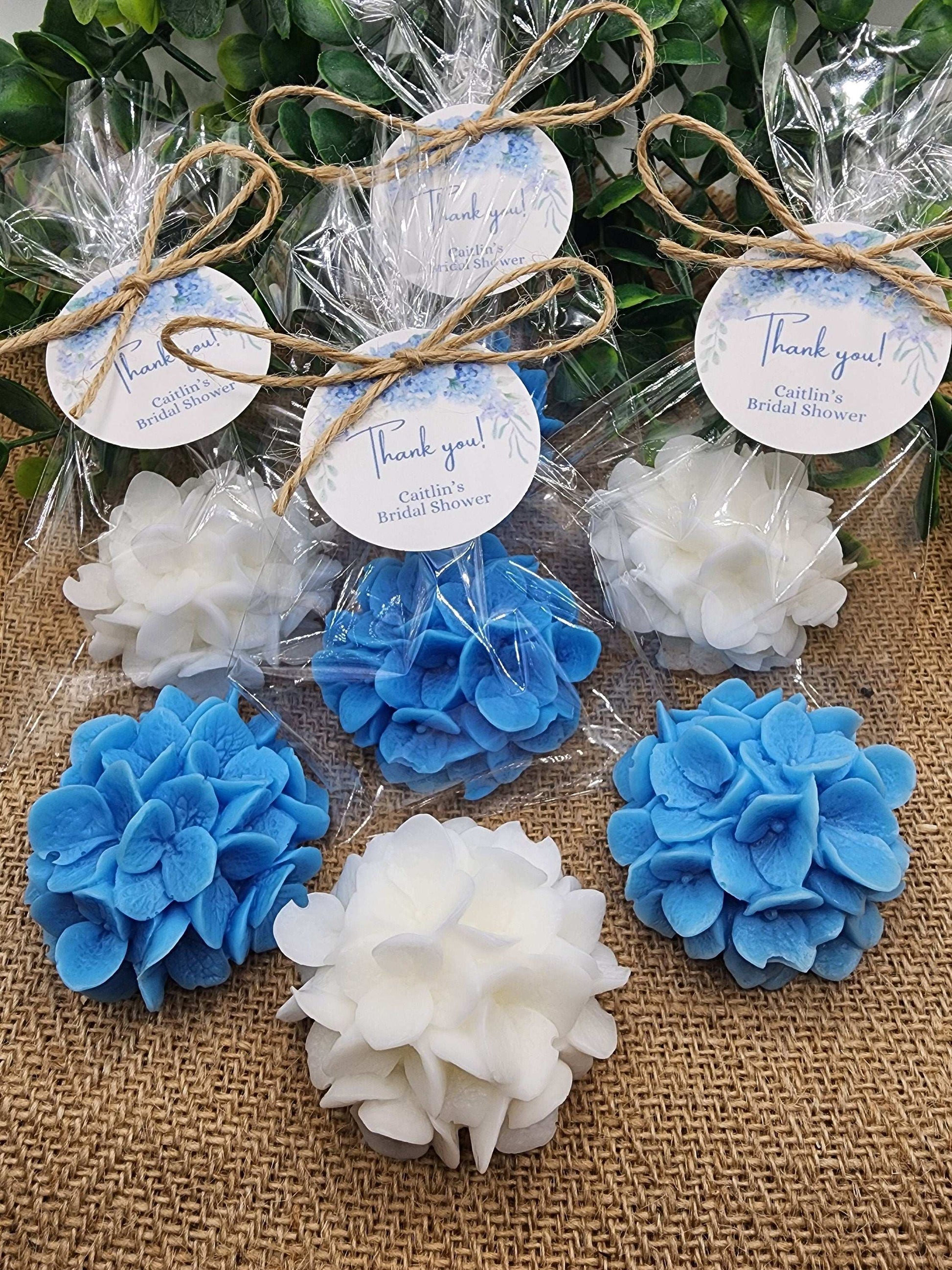 Hydrangea Soap Favors Baby Shower Gift Bridal Shower Favors Bridal Brunch Mother's Day Gift Floral Decorations Gift For Guests Dusty Blue