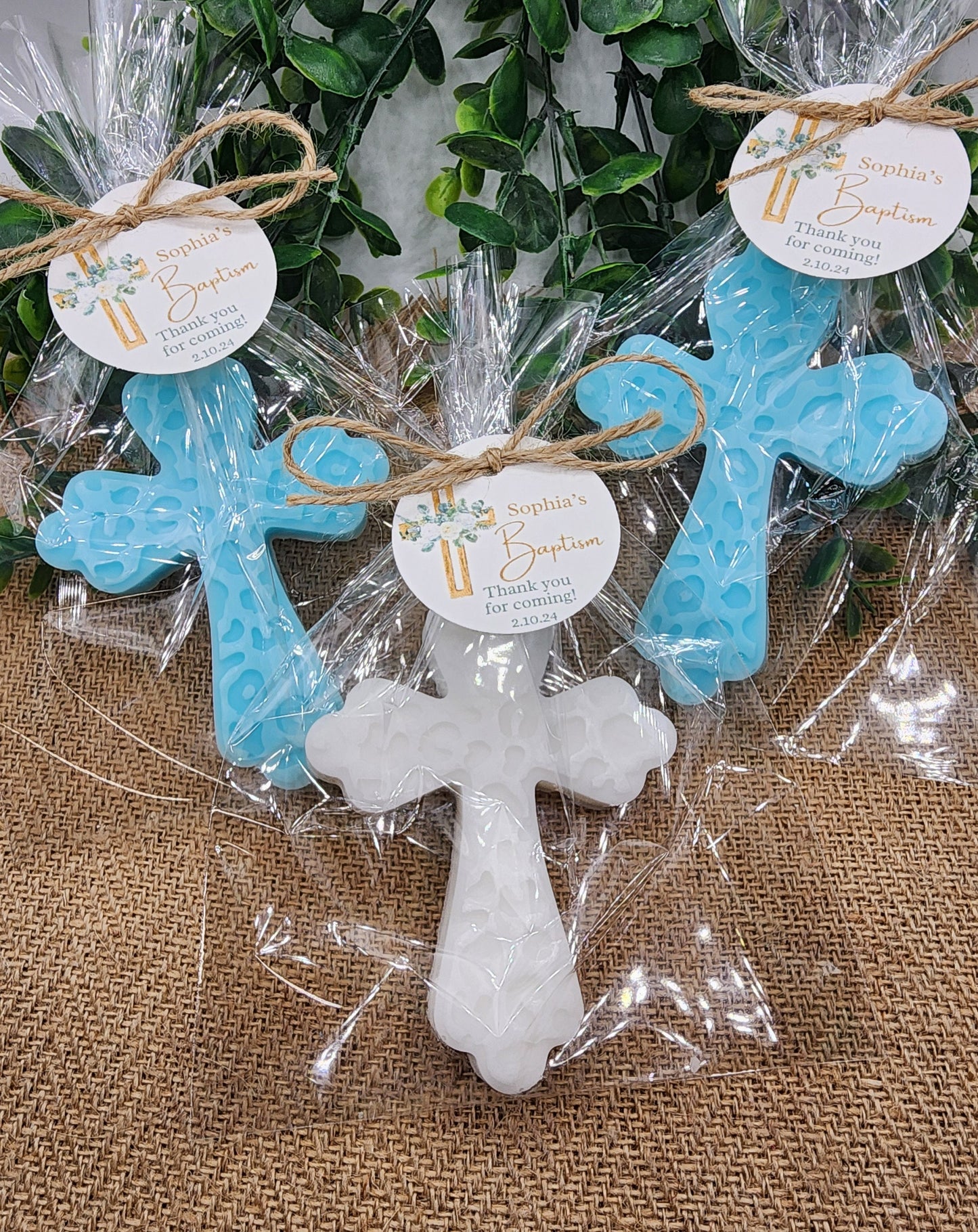 Cross soap favors baptism christening gift first communion Christian gift baby girl baby boy decorations baby shower faith