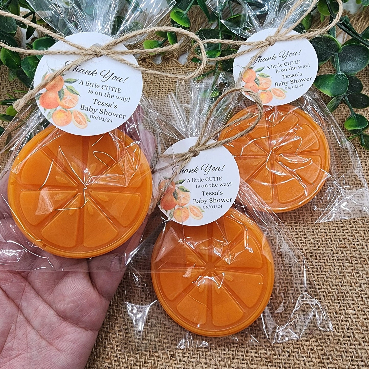 Orange Soap Favors Citrus Baby Shower Soap Favors Lemon Wedding Favors Little Cutie Favors Grapefruit Lime Clementine Gift For Her Soap