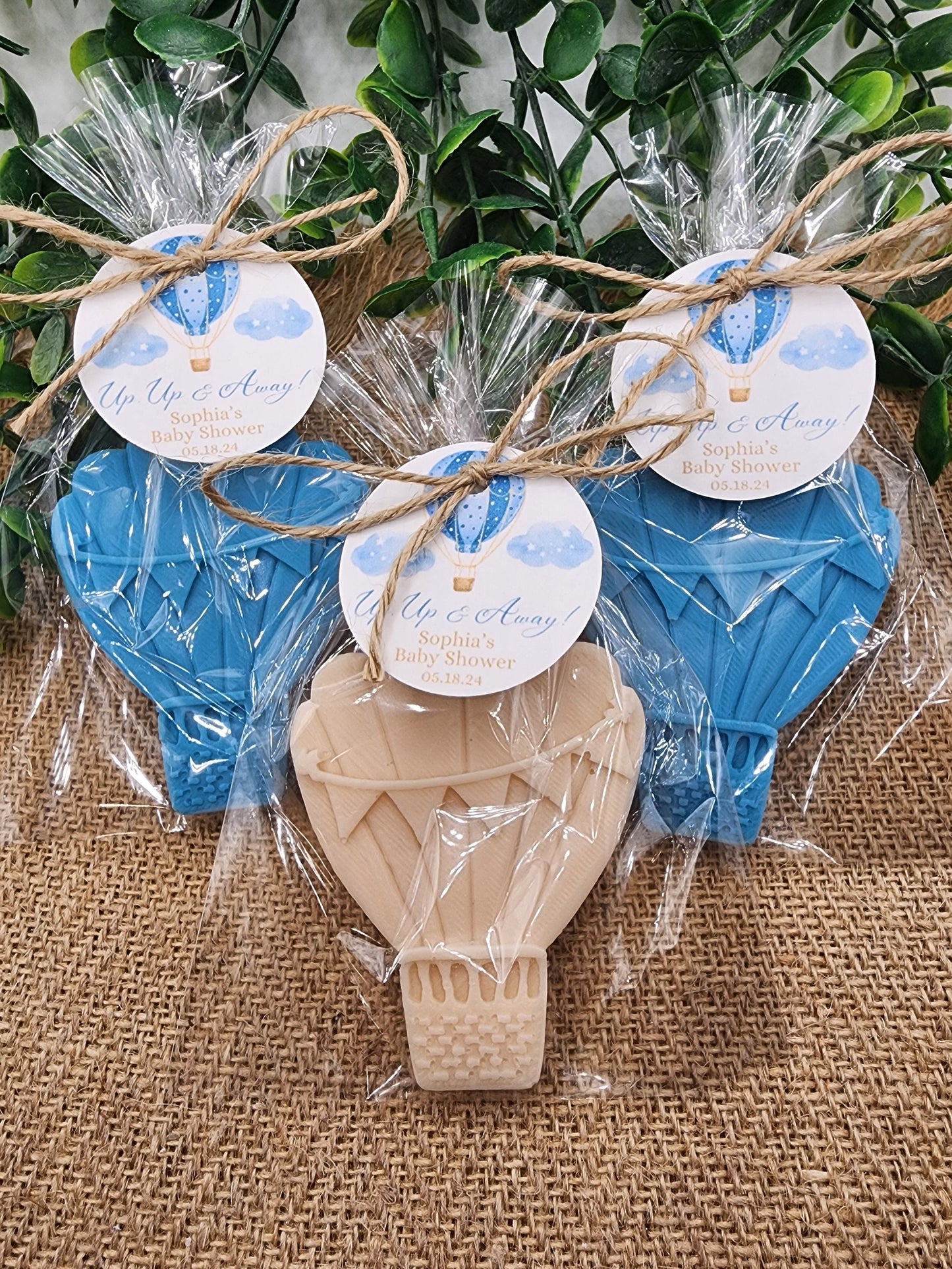 Hot Air Balloon Soap Favors Baby Shower Gift For Boy Girl Up Up And Away Baby Shower Decor Birthday Gift Gender Reveal Adventure Awaits