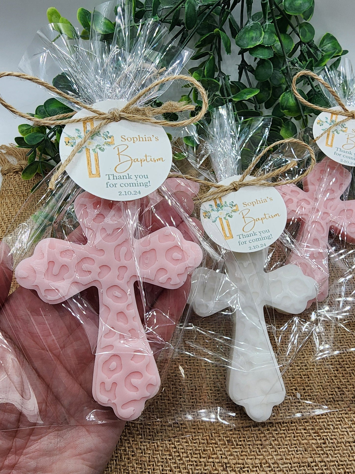 Cross soap favors baptism christening gift first communion Christian gift baby girl baby boy decorations baby shower faith
