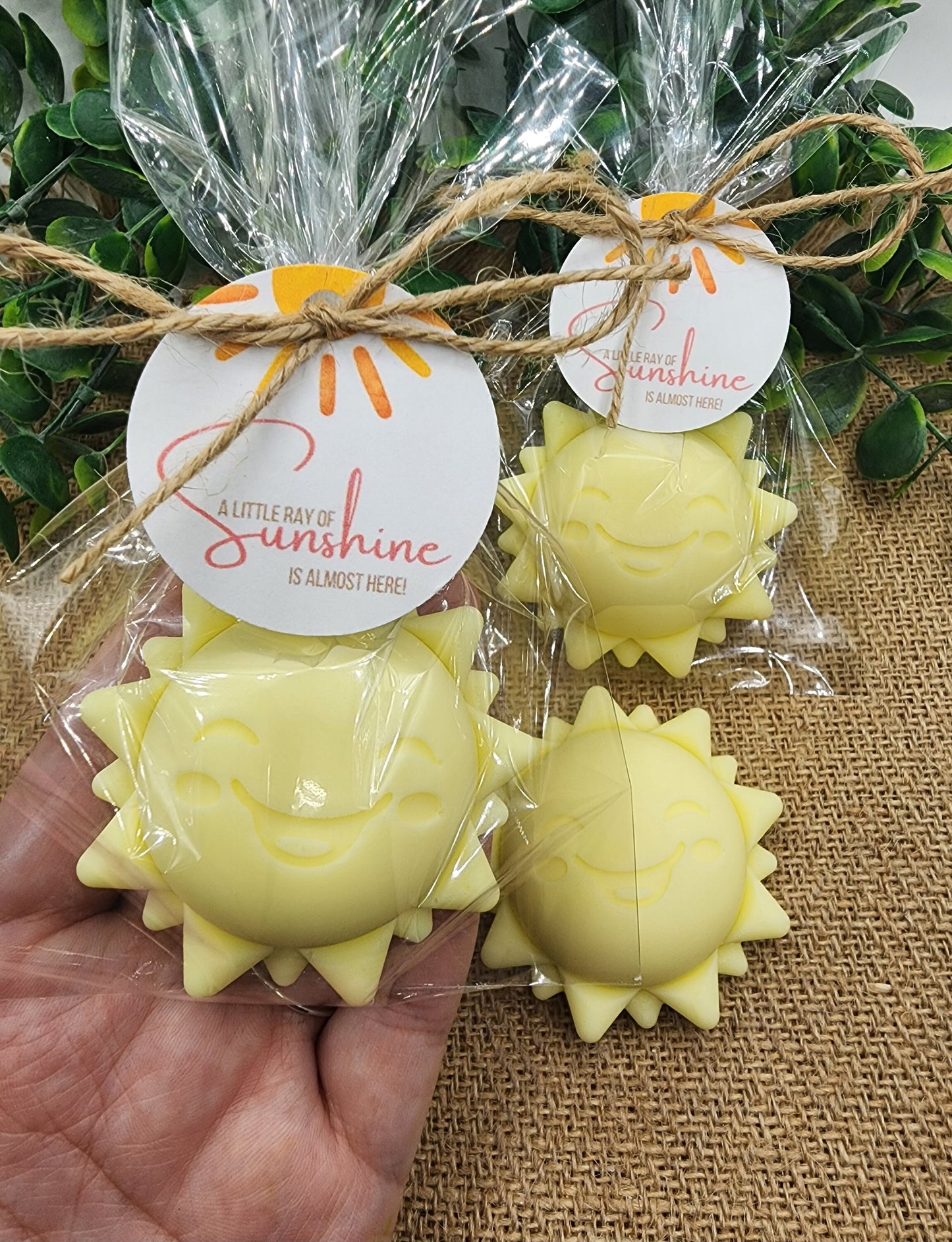 Sun baby shower soap favors sunshine soap here comes the son soap baby shower sun favors birthday party gift you are my sunshine