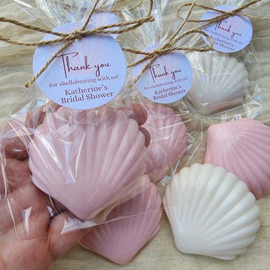 Shiny Sea Shell Soap Favors Baby Shower Under The Sea Bridal Shower Gift For Guests Ocean Decorations For Party Mermaid Birthday Boy Girl