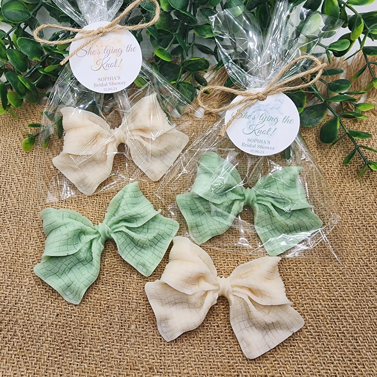 Bow Baby Shower Soap Favors She's Tying The Knot Bridal Shower Wedding Decorations Elegant Keepsakes Gifts For Guest Sweet 16 Birthday Party