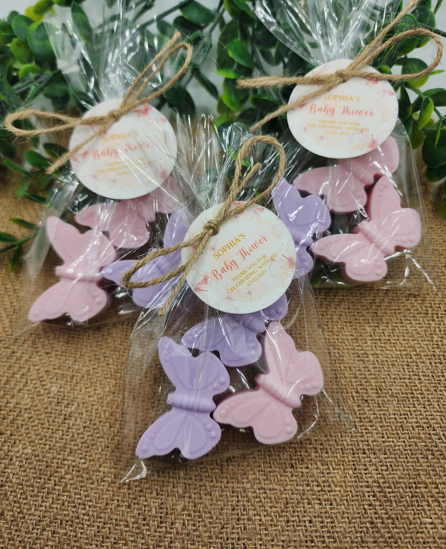 Butterfly Soap Favors Baby shower favors Bridal shower favors Wedding shower favors Party favors Girl gift sweet 16 decorations
