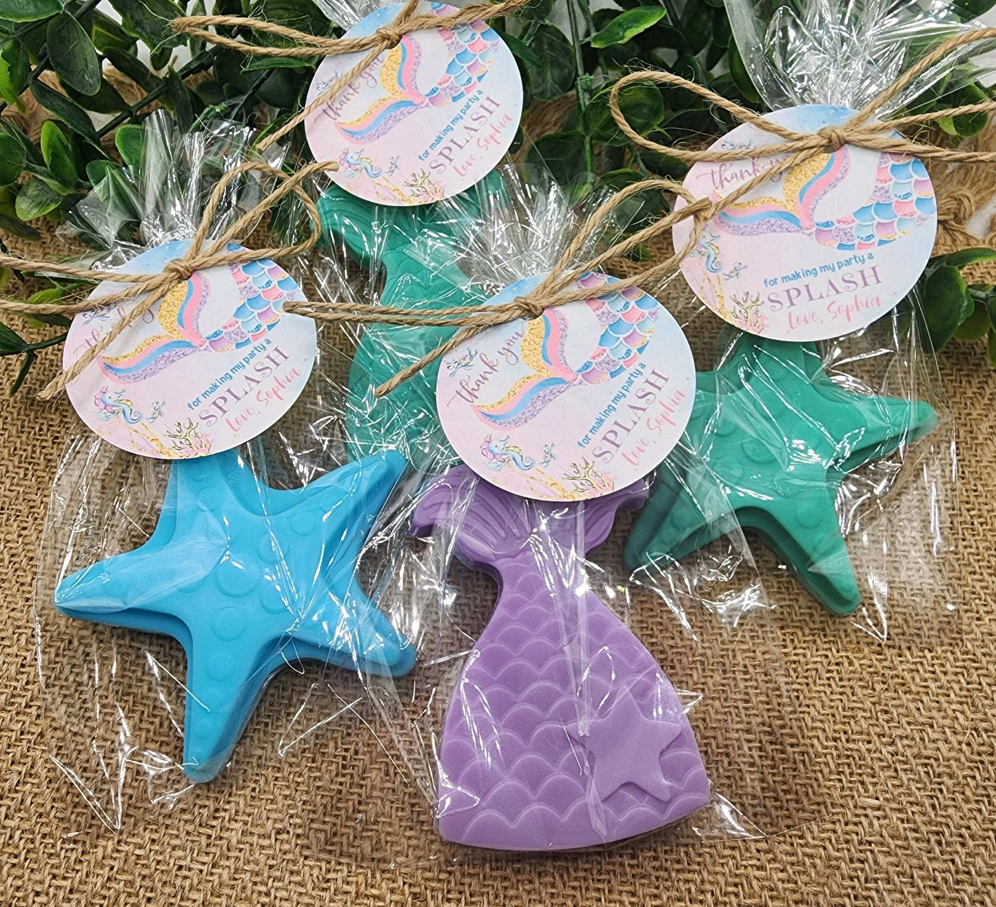 Under The Sea Mermaid Tail Soap Mermaid Party Favor Mermaid Tails Star Fish Beach Soap Beach Birthday Party Gift For Girl Baby Shower Favor