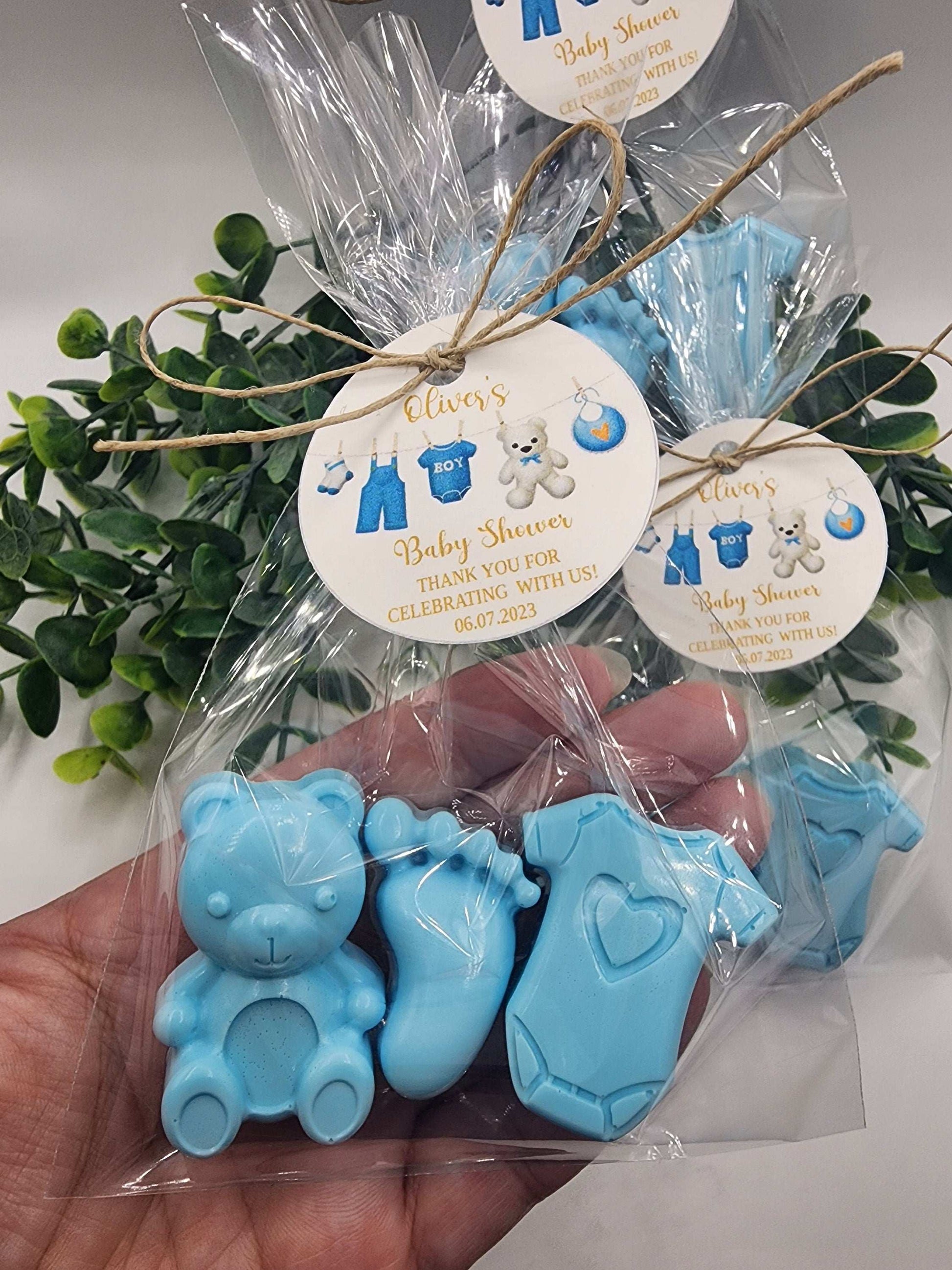 Baby Shower Soap Favors Baby Boy Birthday Gift Baby Shower Favors Teddy Bear Onesie Baby Feet Soap Favors