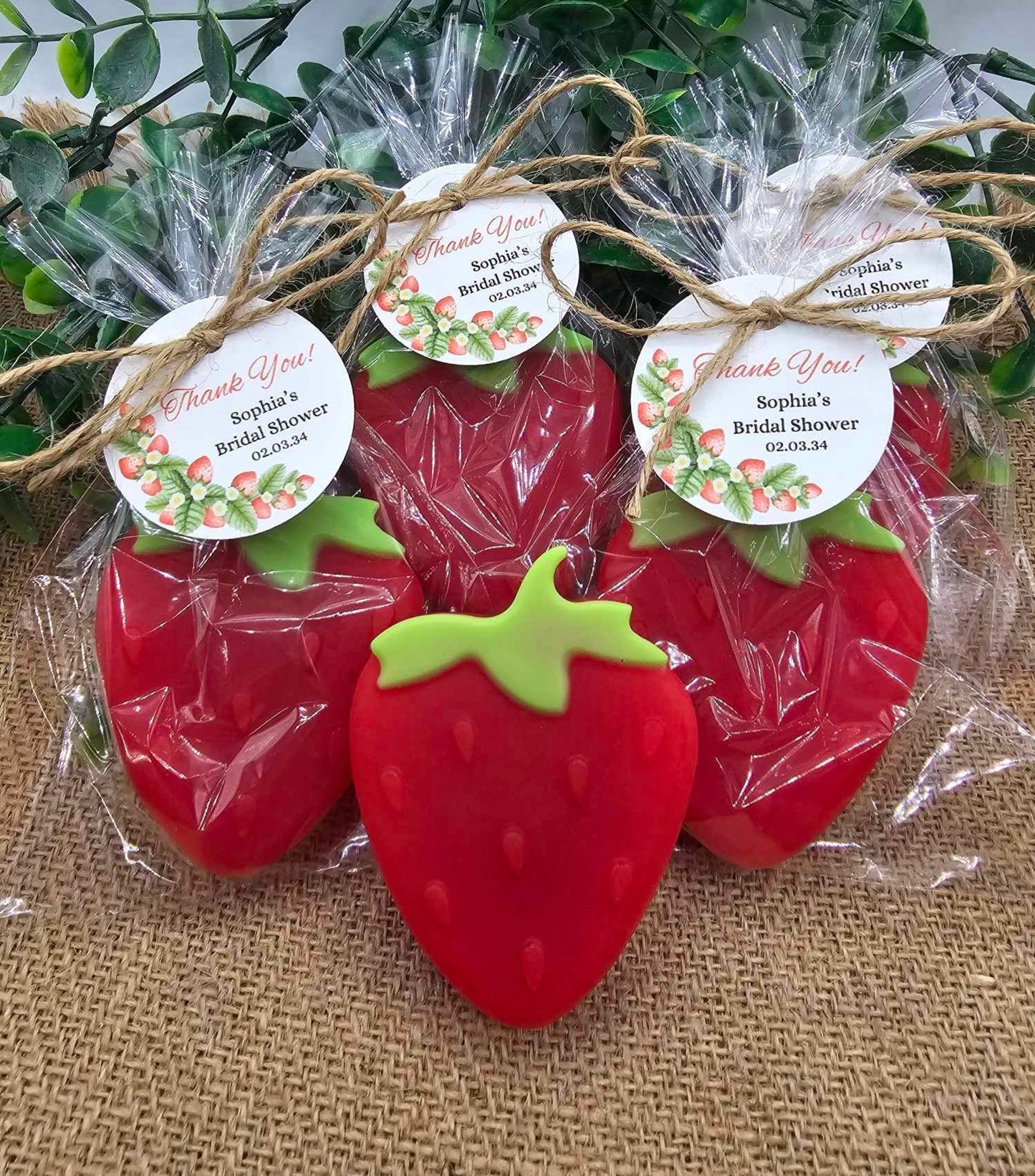 Strawberry Soap Favors Baby Shower Favors Berry First Birthday Party Favors Sweet Strawberry Decorations Gift For Her Summer Fruit Favors