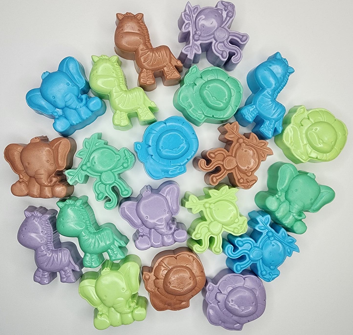 Safari Animal Soap Baby Jungle Soap Baby Zebra Soap Baby Lion Soap Baby Monkey Soap Baby Elephant Soap Baby Shower Soap Favors Party Favors