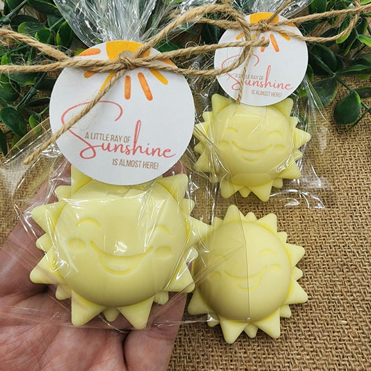 Sun baby shower soap favors sunshine soap here comes the son soap baby shower sun favors birthday party gift you are my sunshine